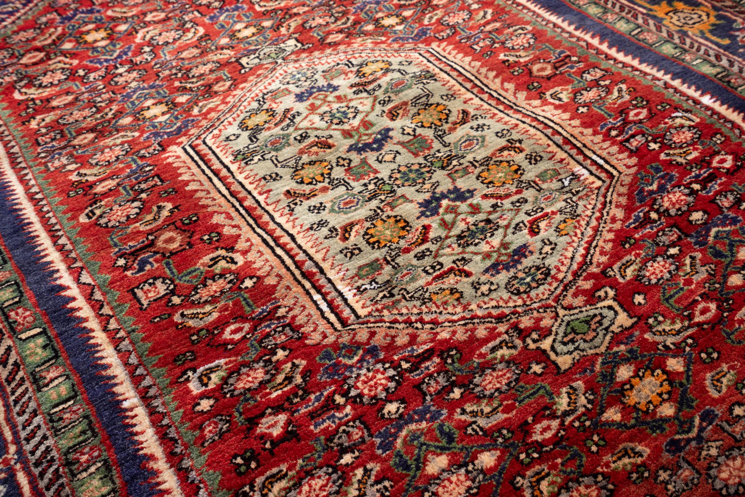 Antique Fine Bijar Persian Rug