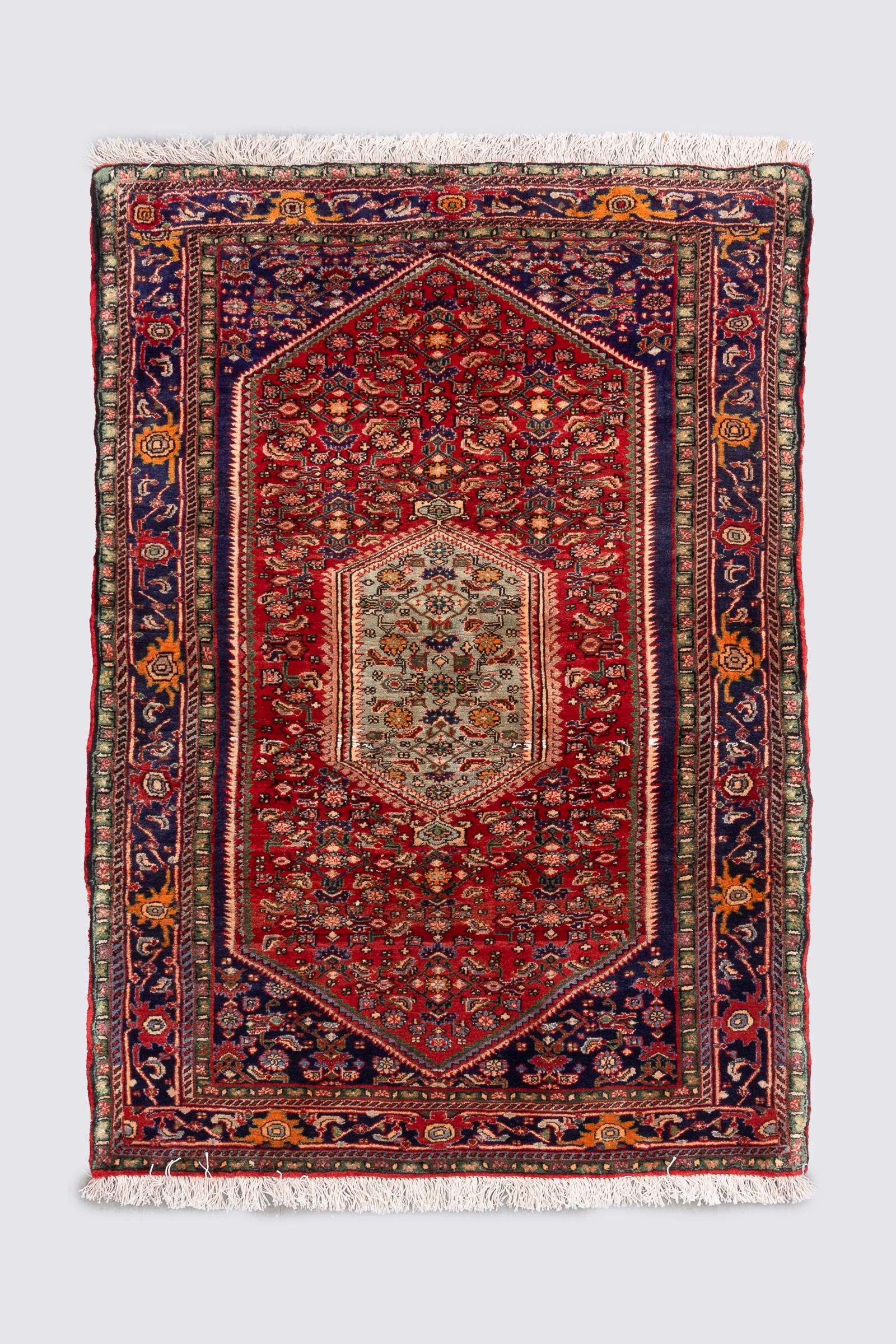Antique Fine Bijar Carpet 1.4SQM