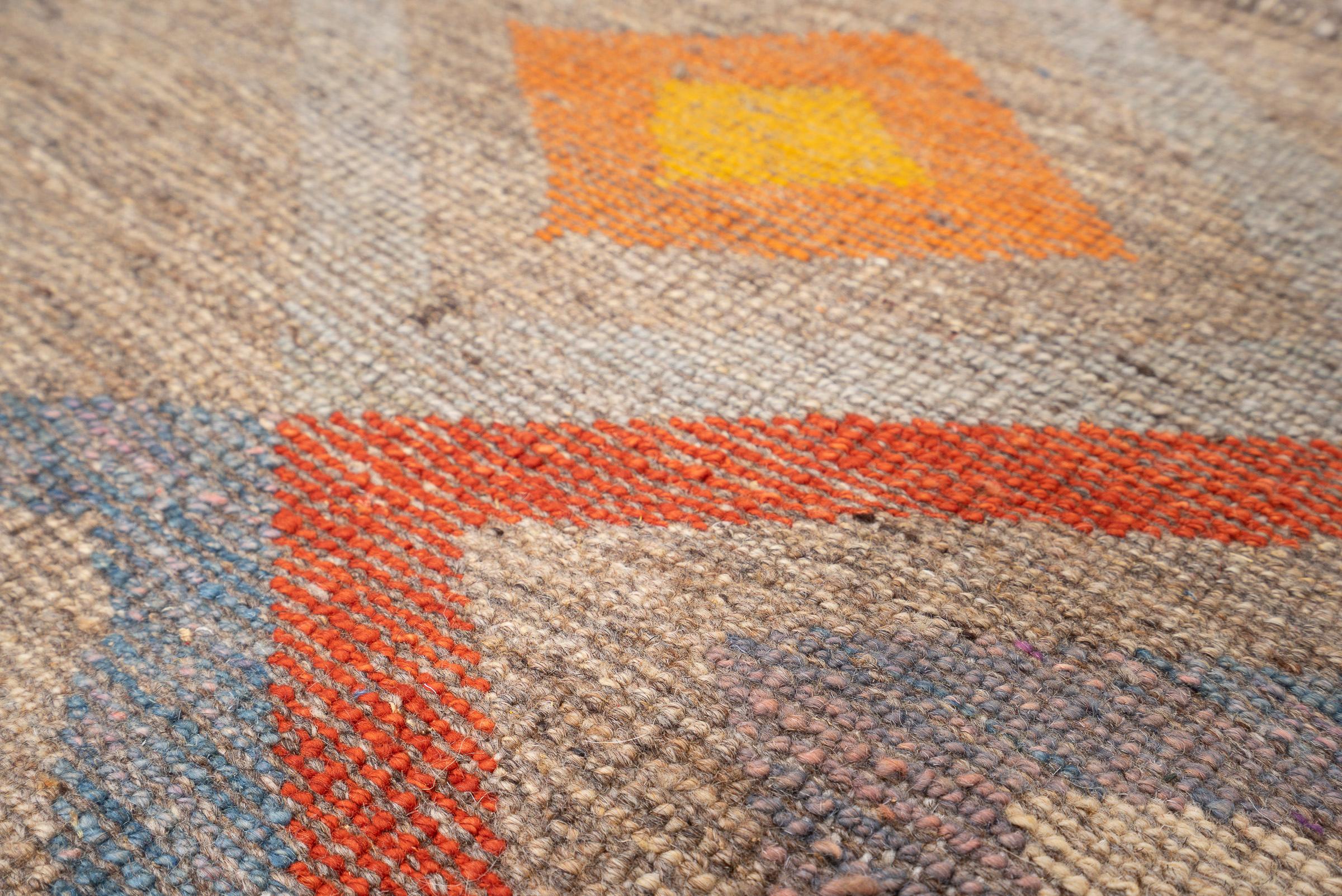New Weave Qashqai Shooli Diamonds Persian Gabbeh Rug