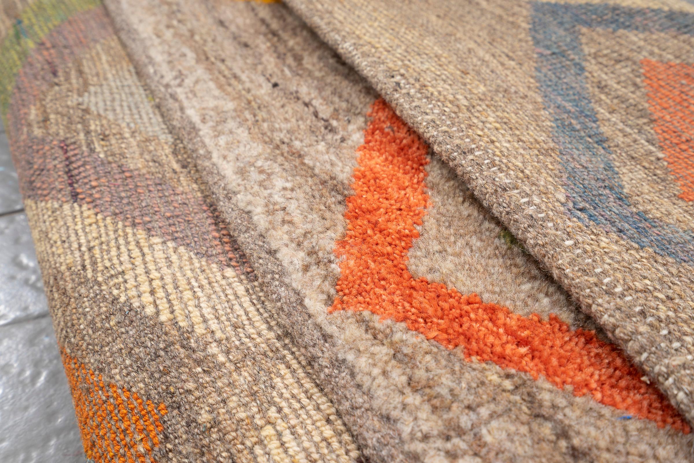 New Weave Qashqai Shooli Diamonds Persian Gabbeh Rug