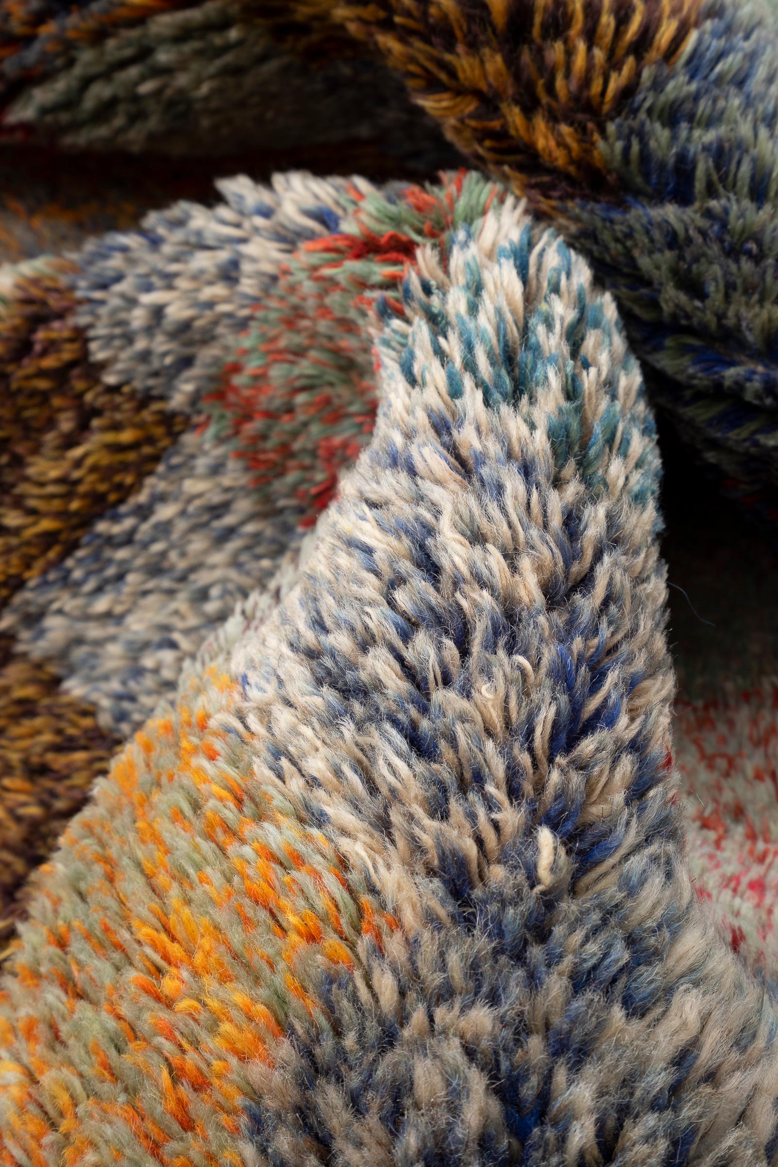 New Weave Qashqai Shooli Pepper Persian Gabbeh Rug