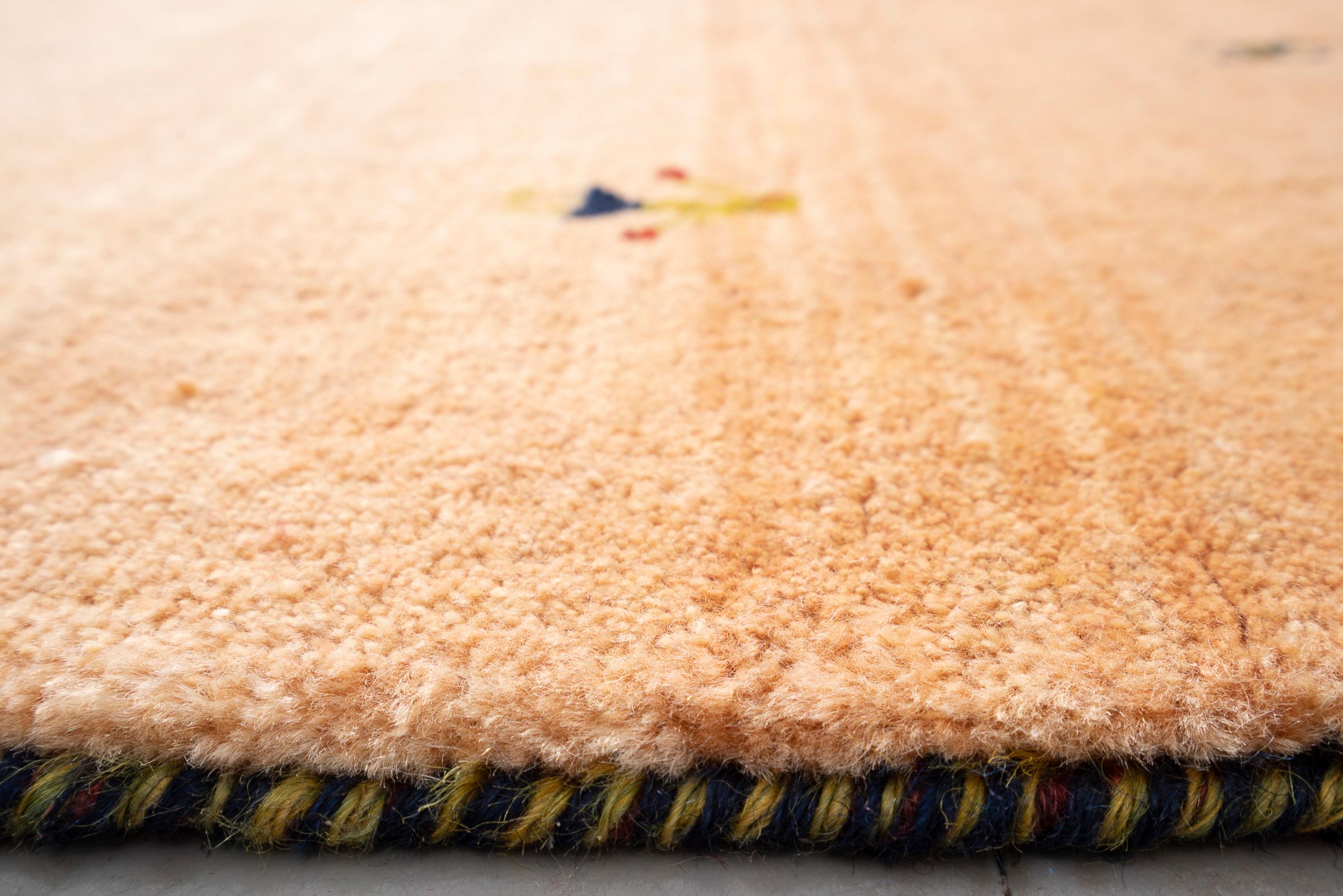 Qashqai Self Dye Persian Gabbeh Rug