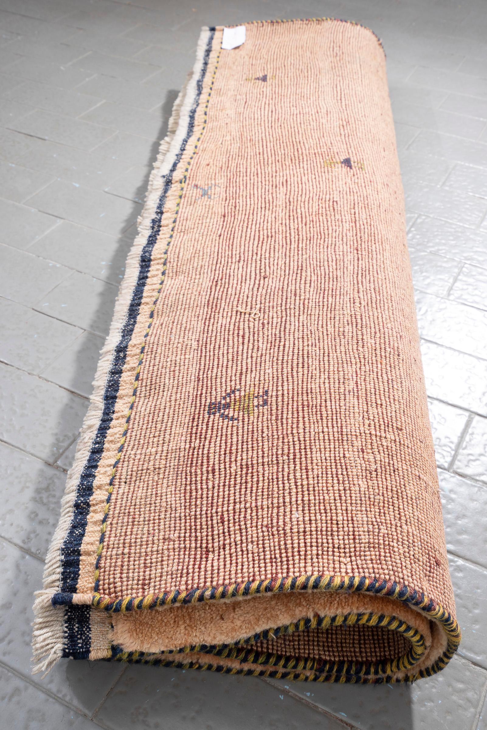 Qashqai Self Dye Persian Gabbeh Rug
