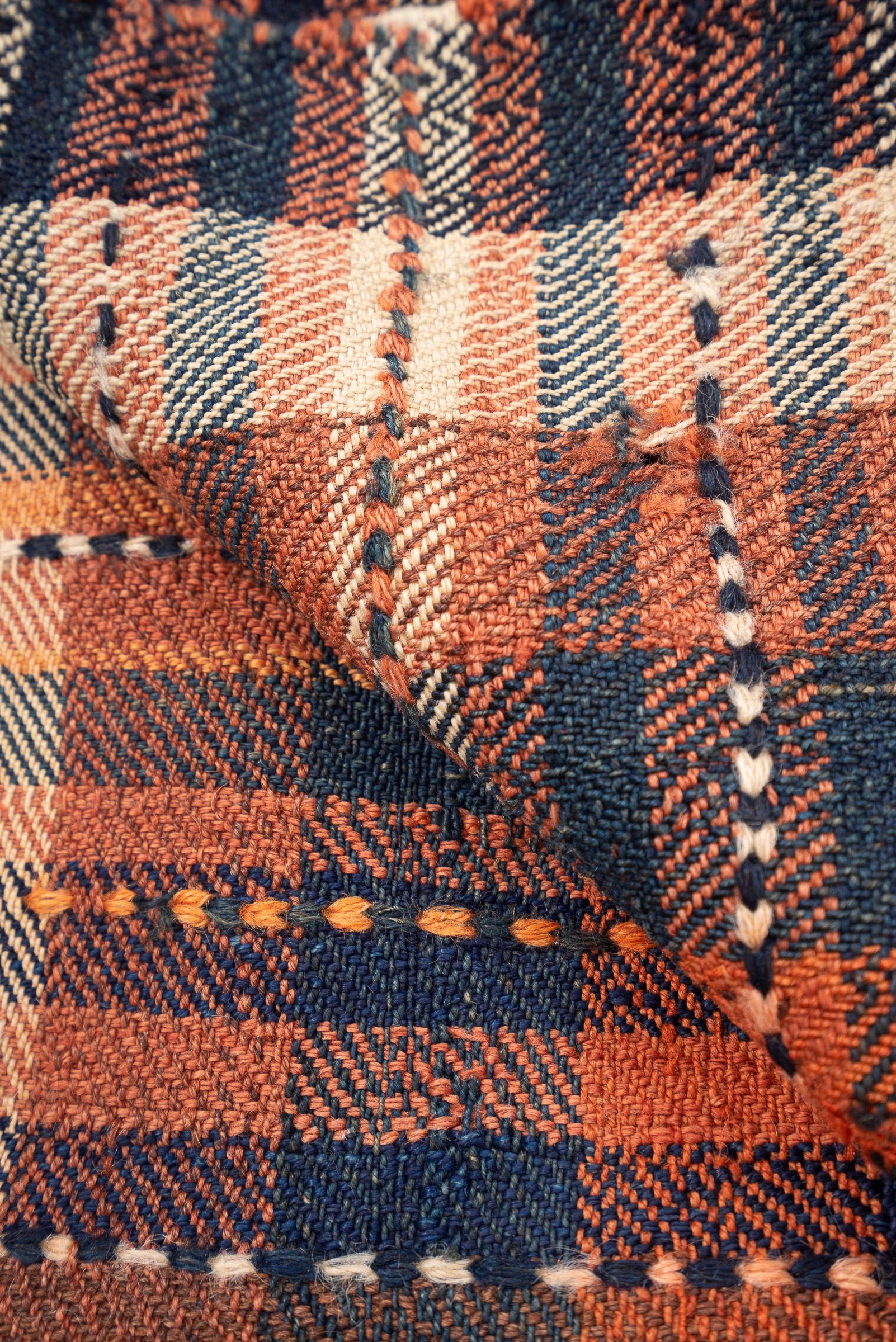 Qashqai Antique Stripe Persian Jajim Flatweave