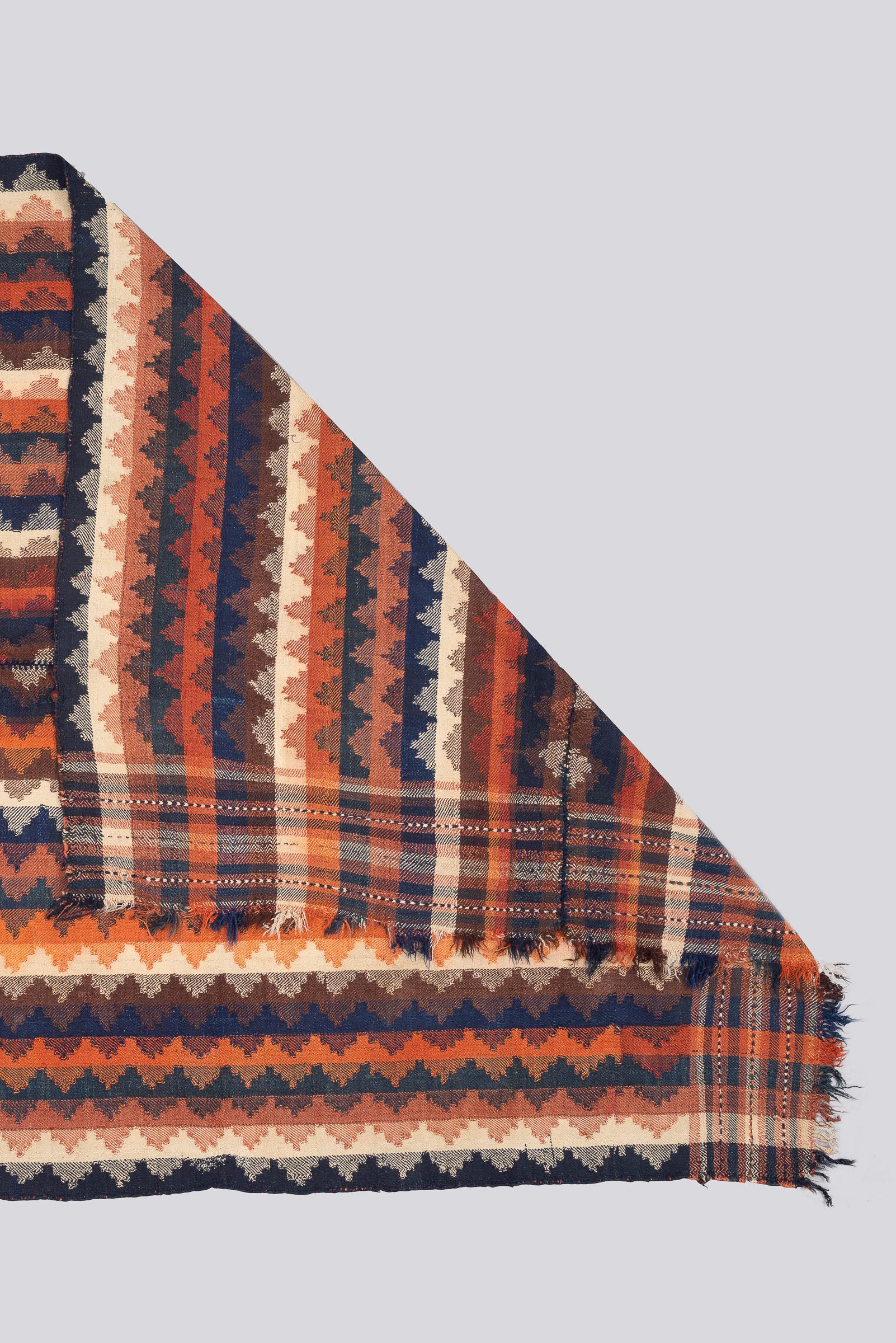 Qashqai Antique Stripe Persian Jajim Flatweave