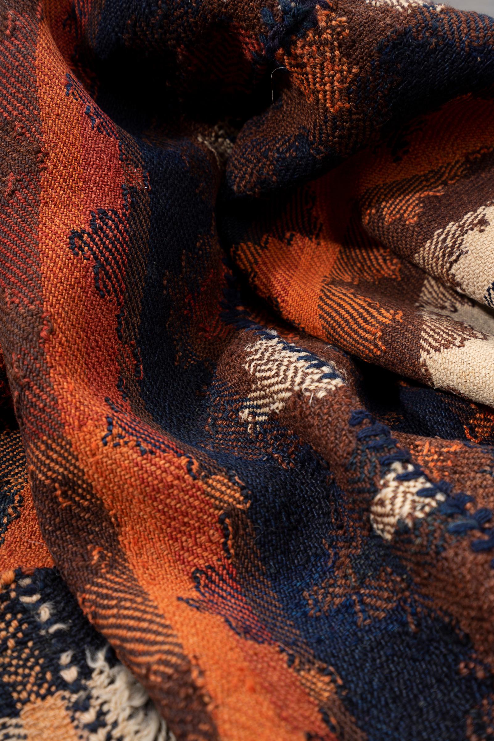 Qashqai Antique Stripe Persian Jajim Flatweave