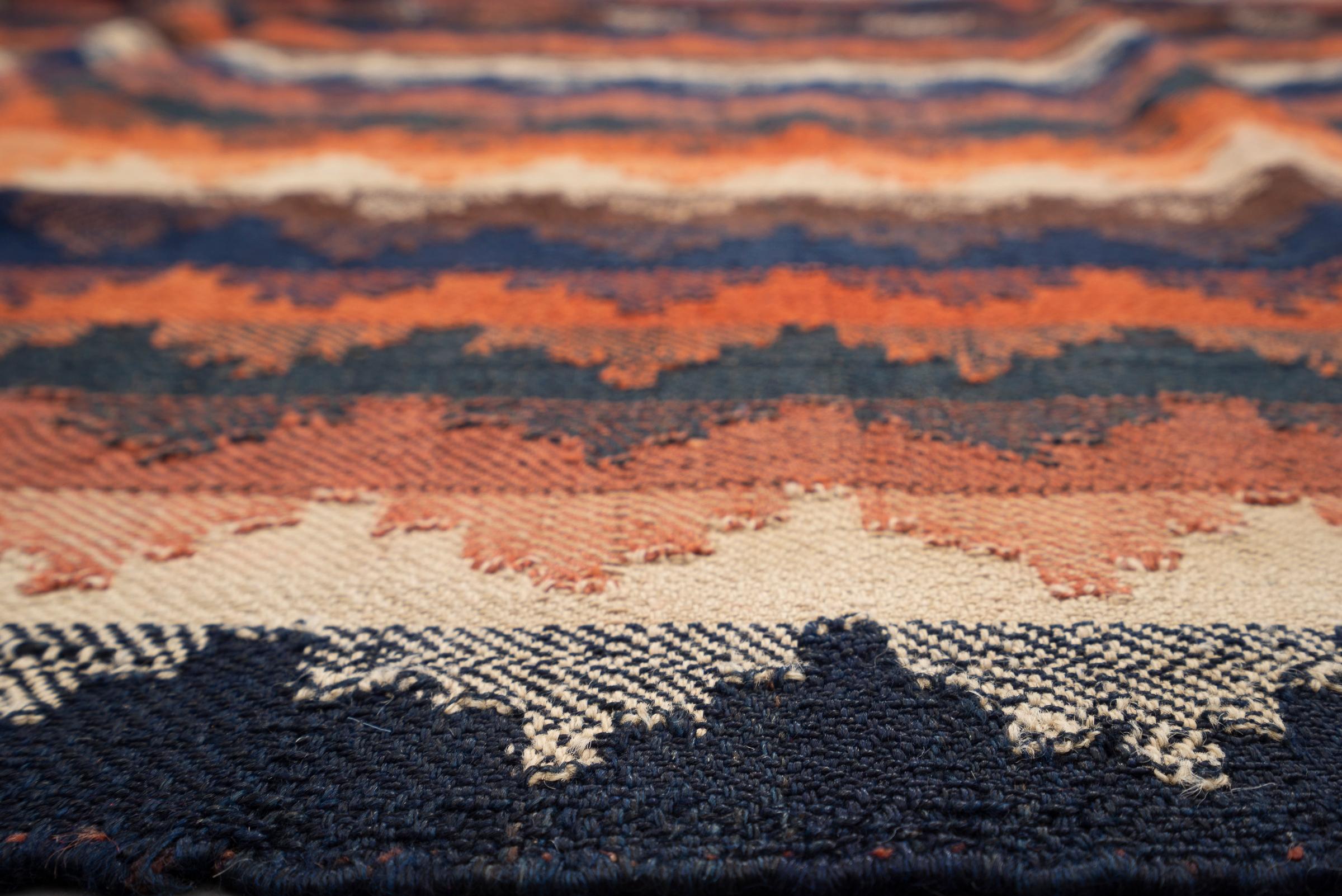 Qashqai Antique Stripe Persian Jajim Flatweave