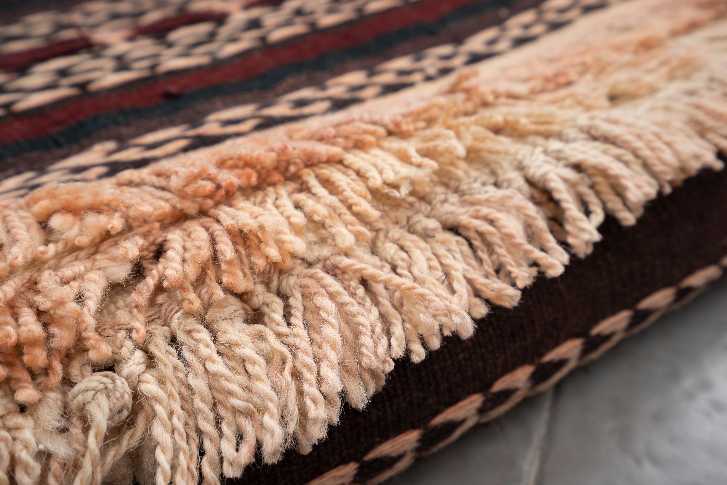 Antique Baluch Muharramat Persian Kilim Rug