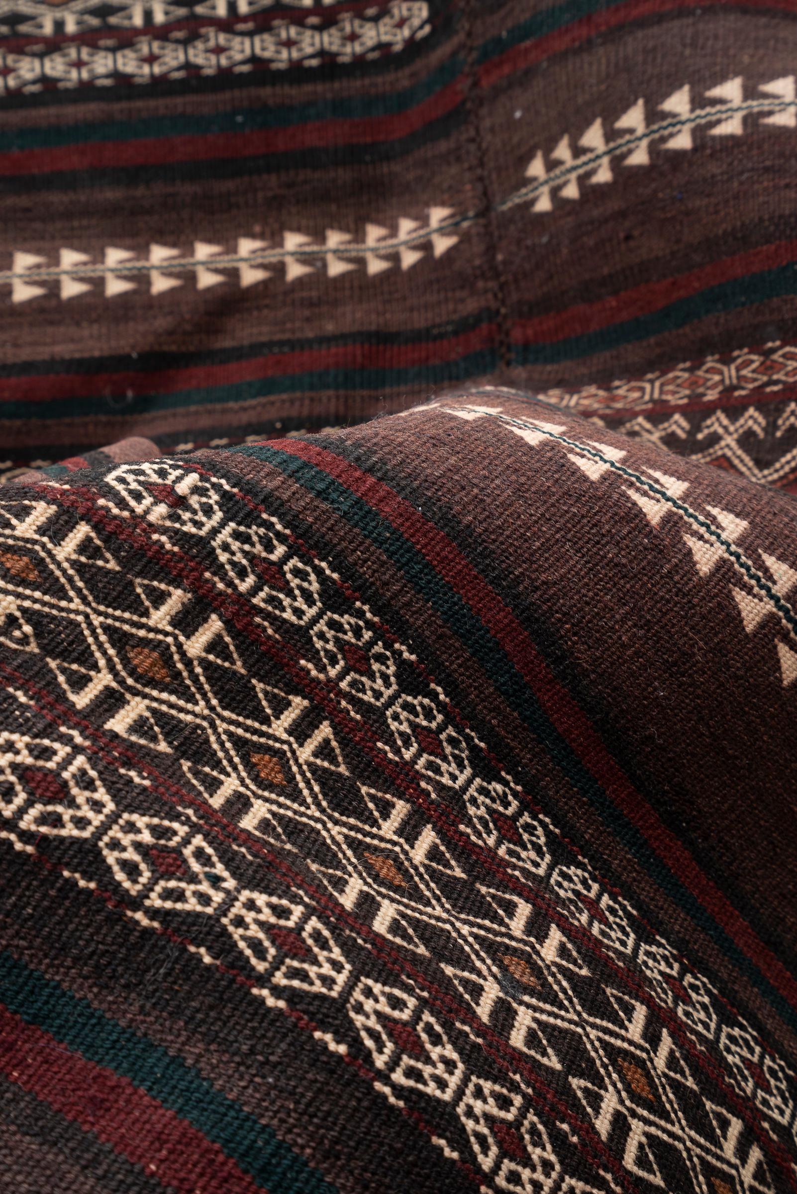 Antique Baluch Muharramat Persian Kilim Rug