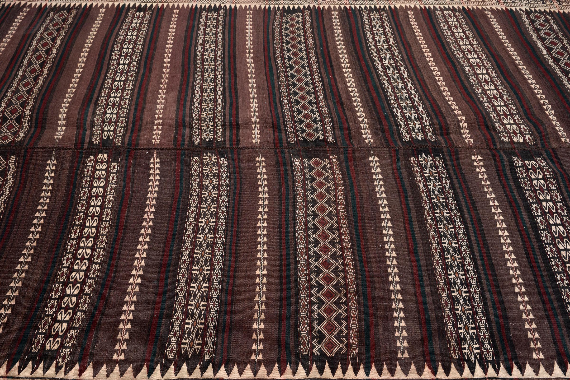 Antique Baluch Muharramat Persian Kilim Rug