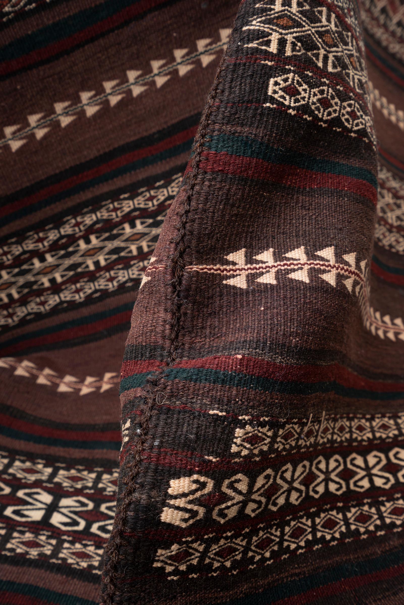 Antique Baluch Muharramat Persian Kilim Rug