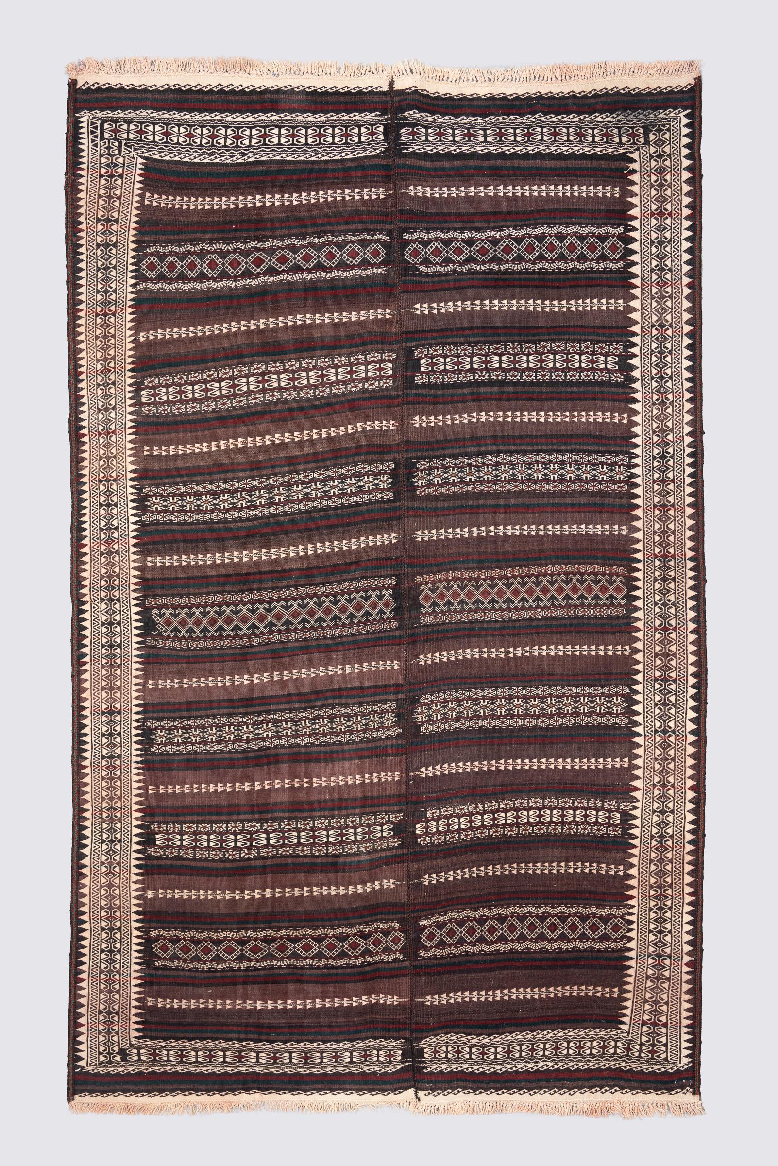 Antique Baluch Muharramat Kilim 4.8SQM