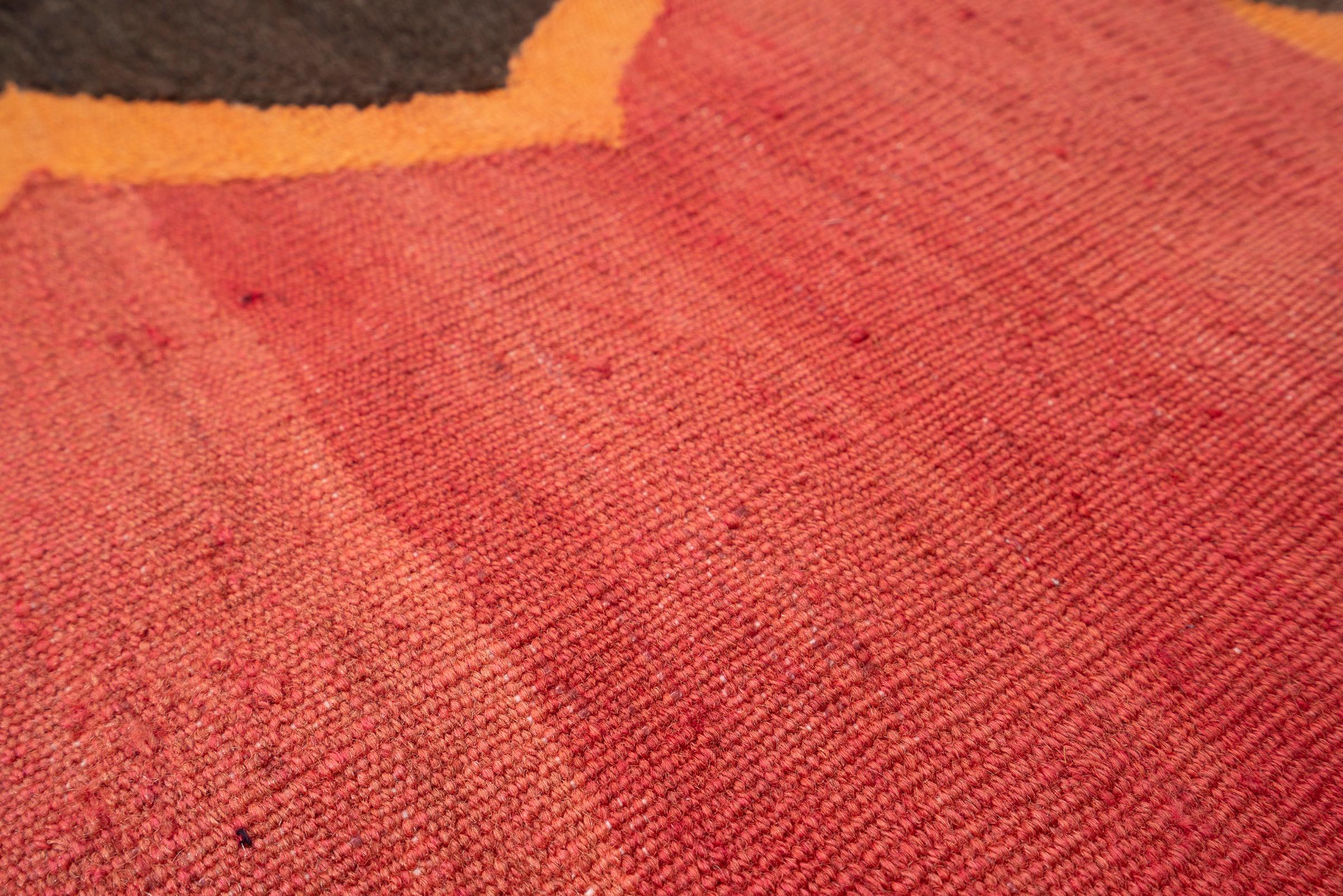 Antique Zanjan 7 Toranj Persian Kilim Rug