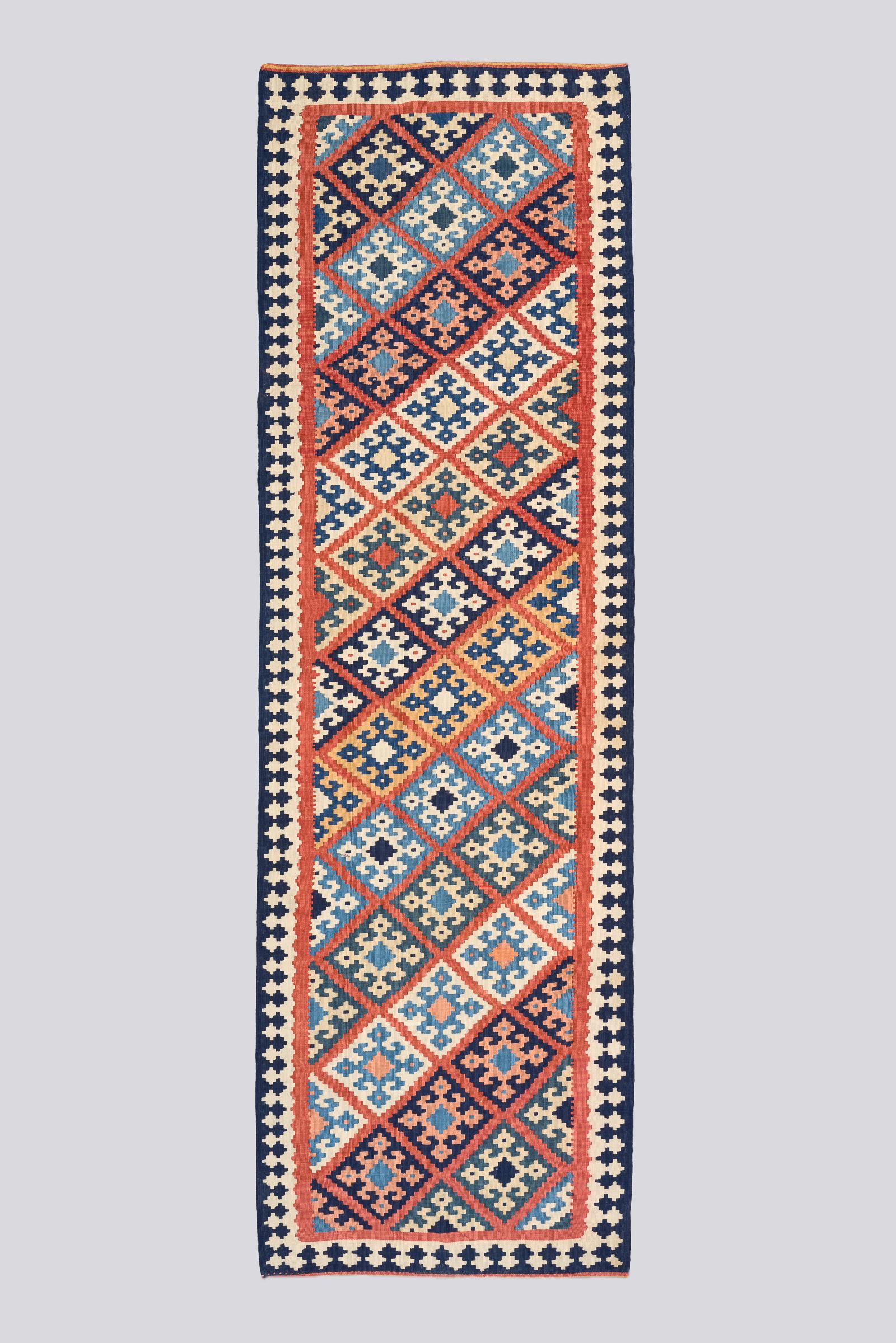 Vintage Qashqai Kilim Runner 2.5SQM