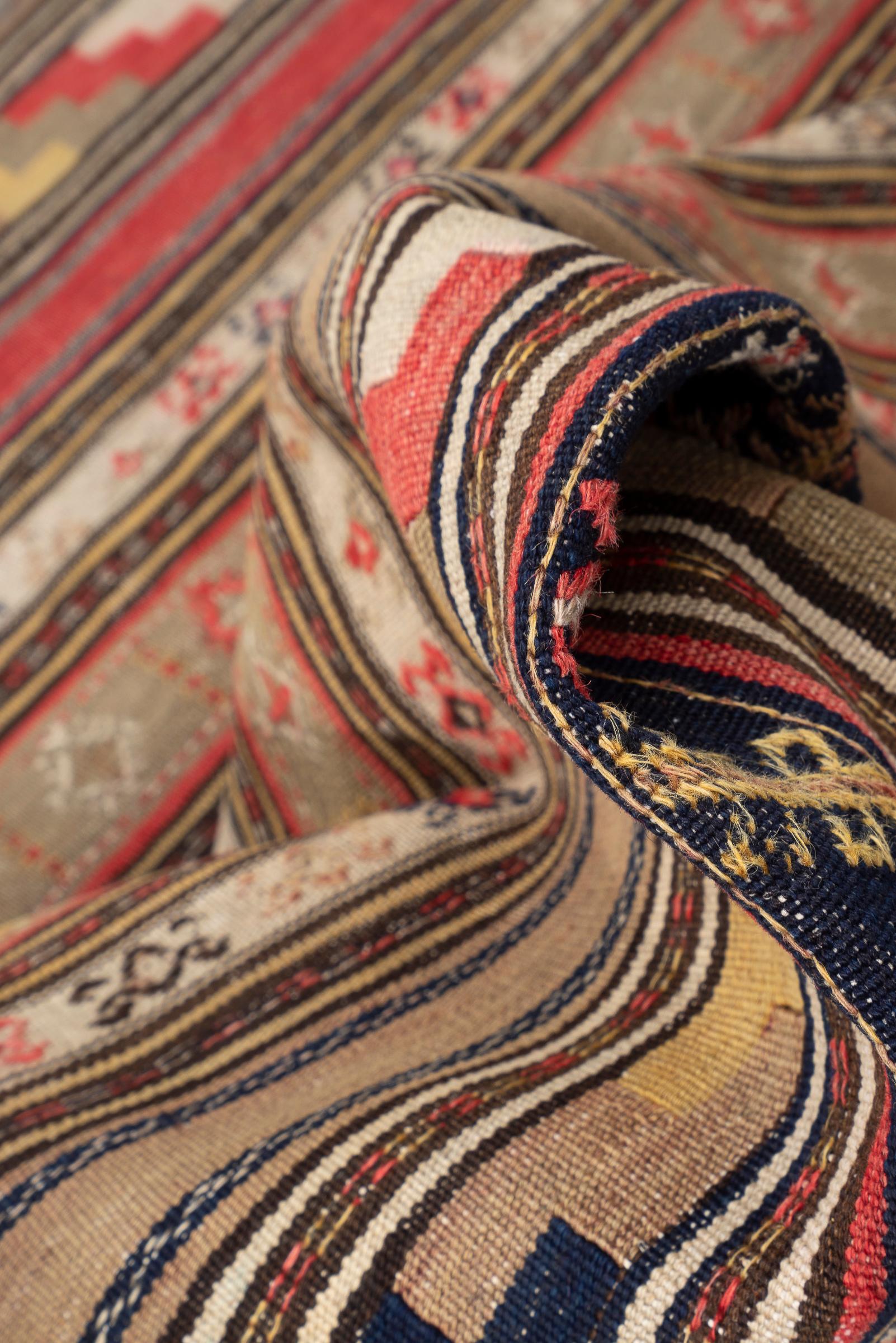 Vintage Quchan Muharramat Persian Kilim Rug
