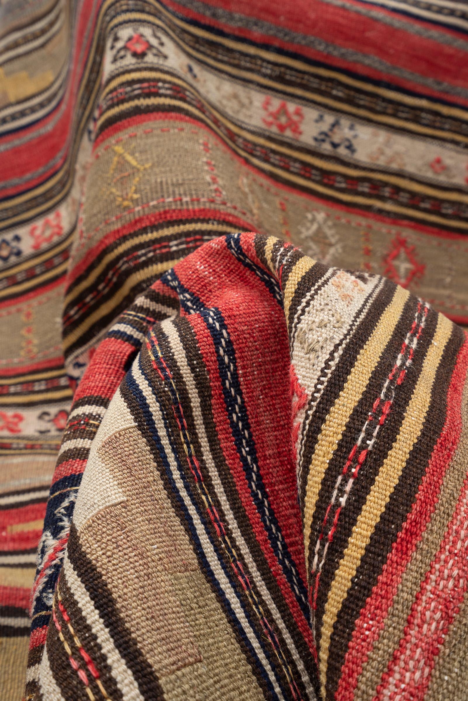 Vintage Quchan Muharramat Persian Kilim Rug