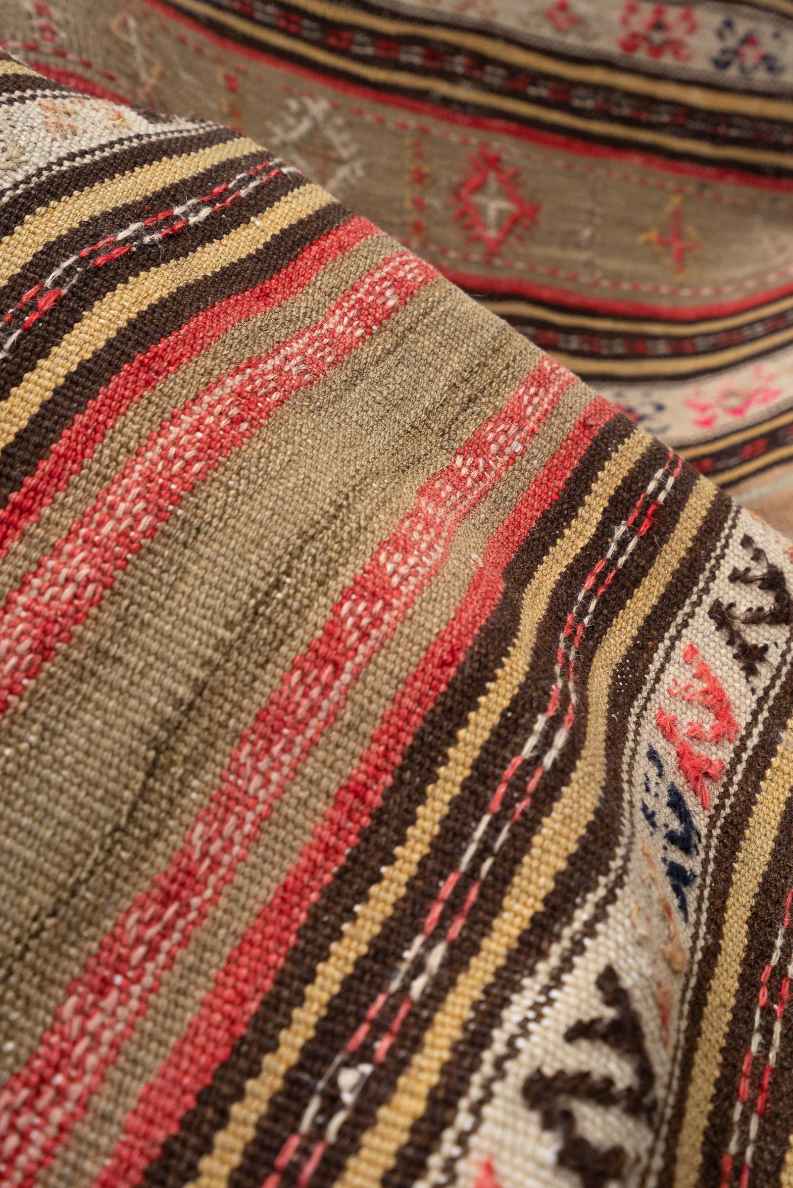 Vintage Quchan Muharramat Persian Kilim Rug