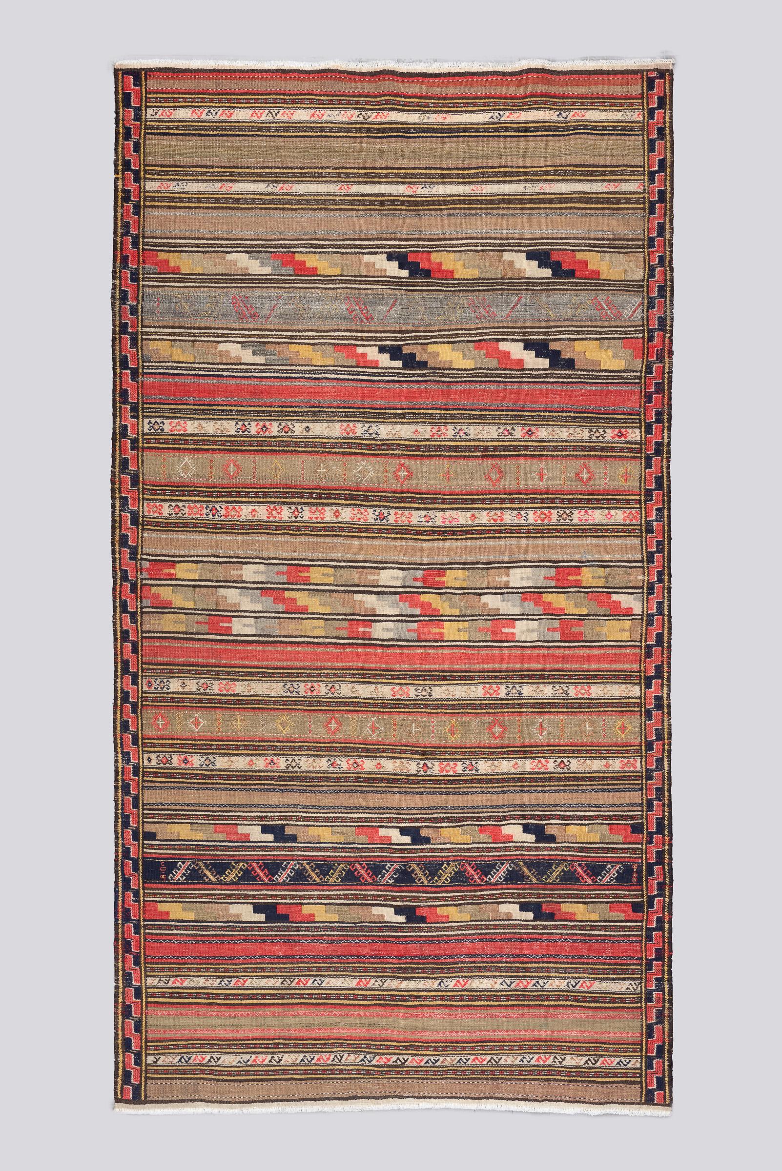 Semi Antique Quchan Muharramat Kilim 4.4SQM