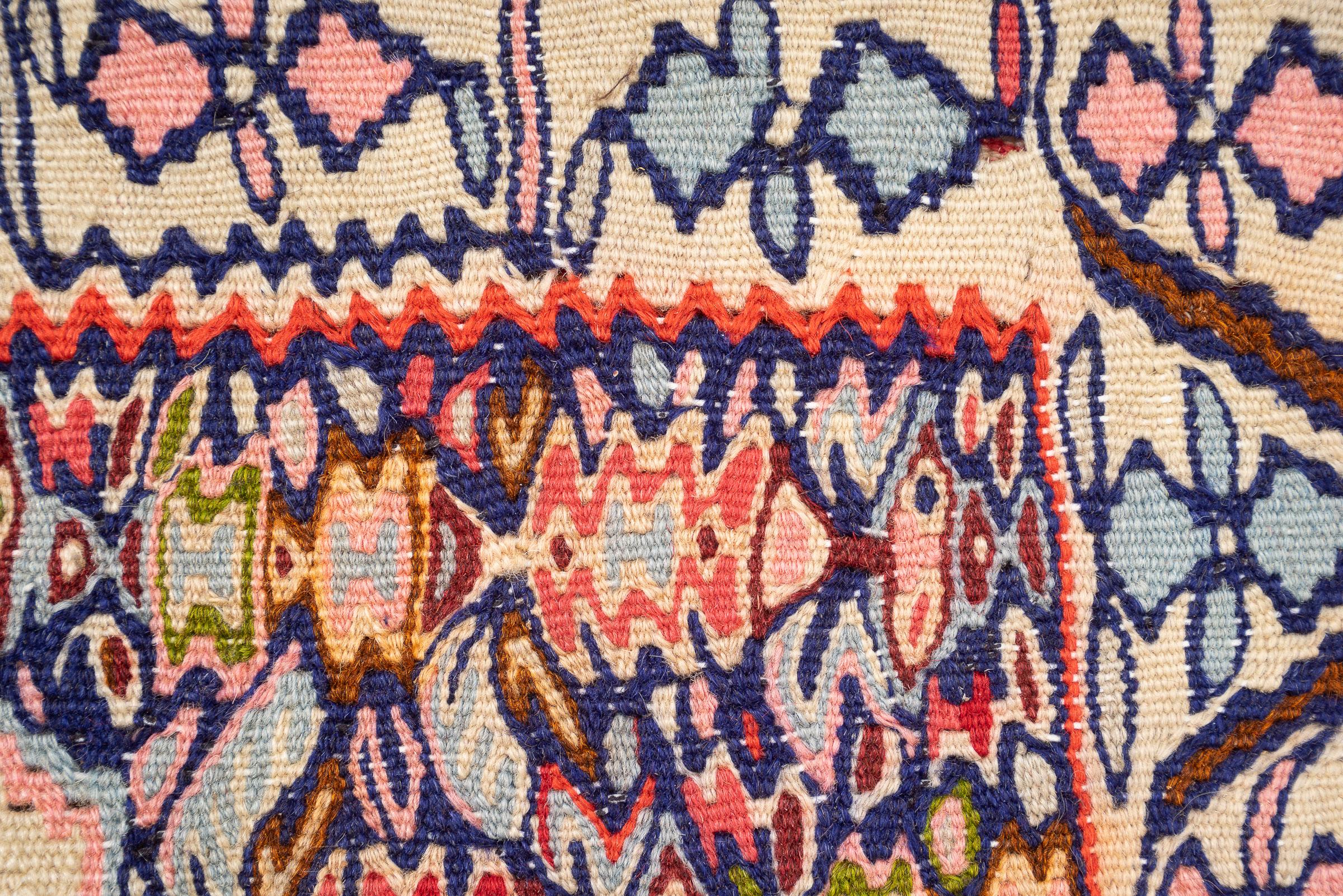 Vintage Fine Sanneh Persian Kilim Rug 1