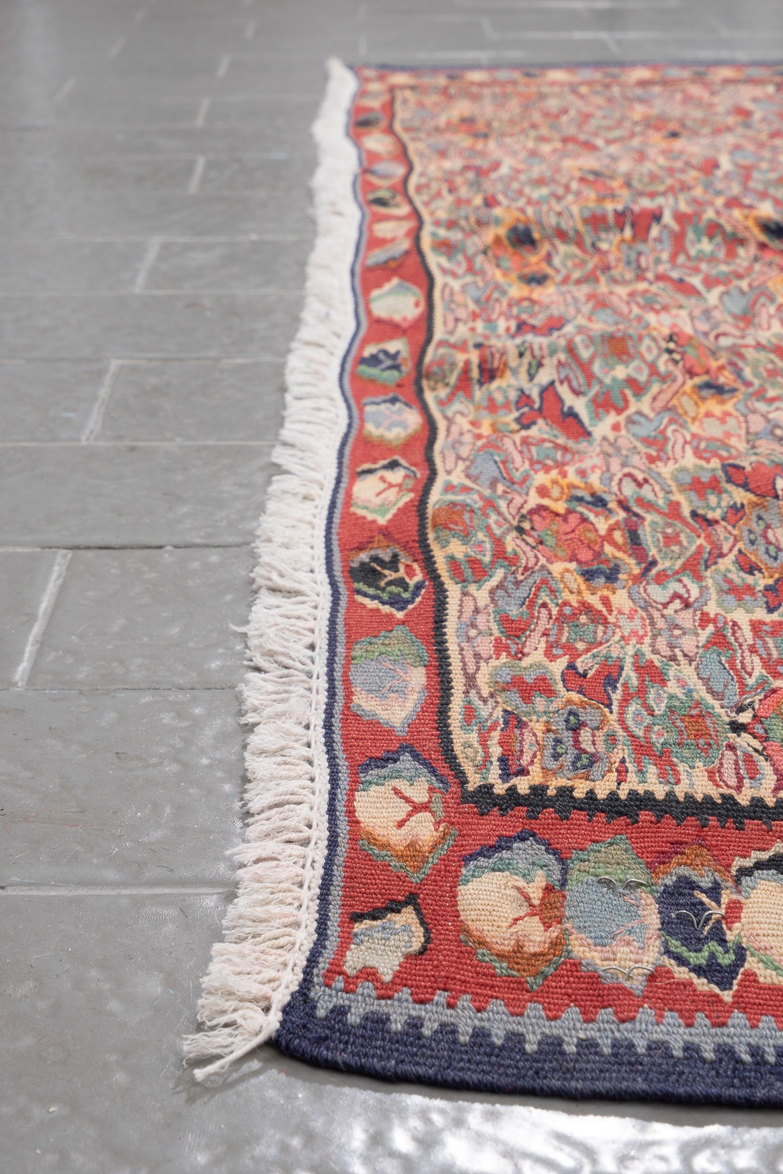Vintage Sanneh Fine Persian Kilim Rug