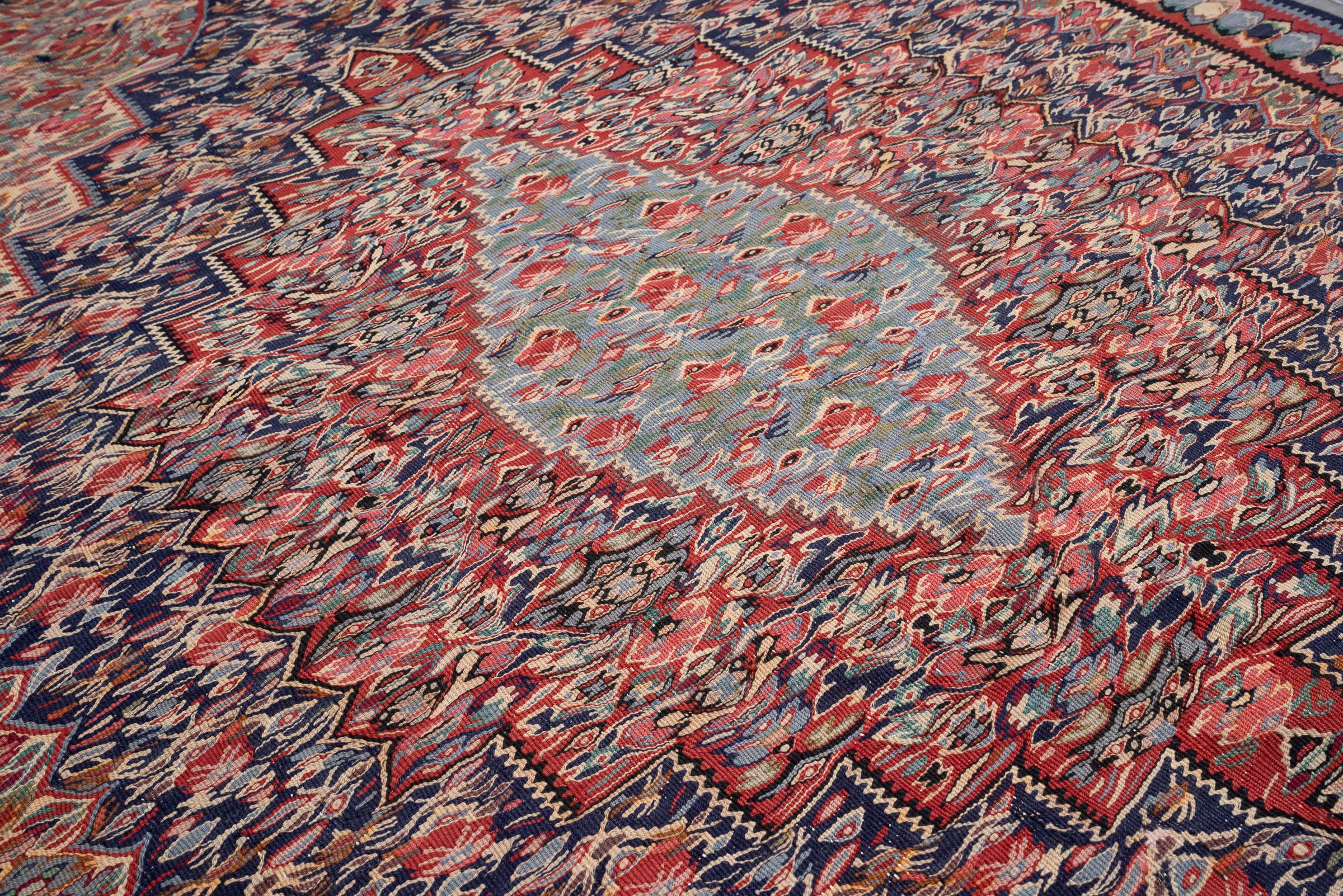 Vintage Sanneh Fine Persian Kilim Rug