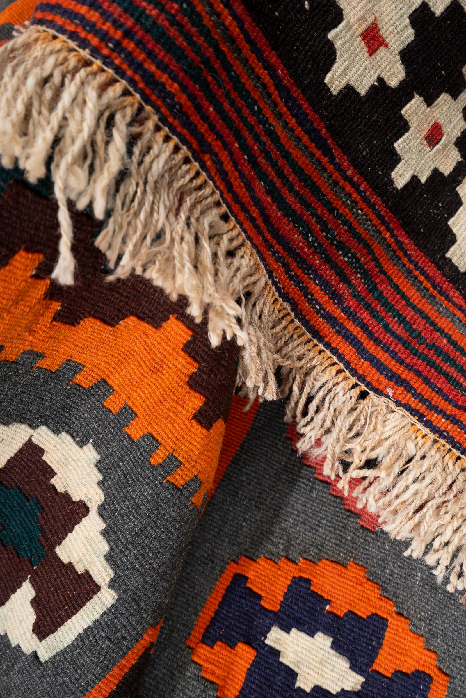 Vintage Qashqai Persian Kilim Rug