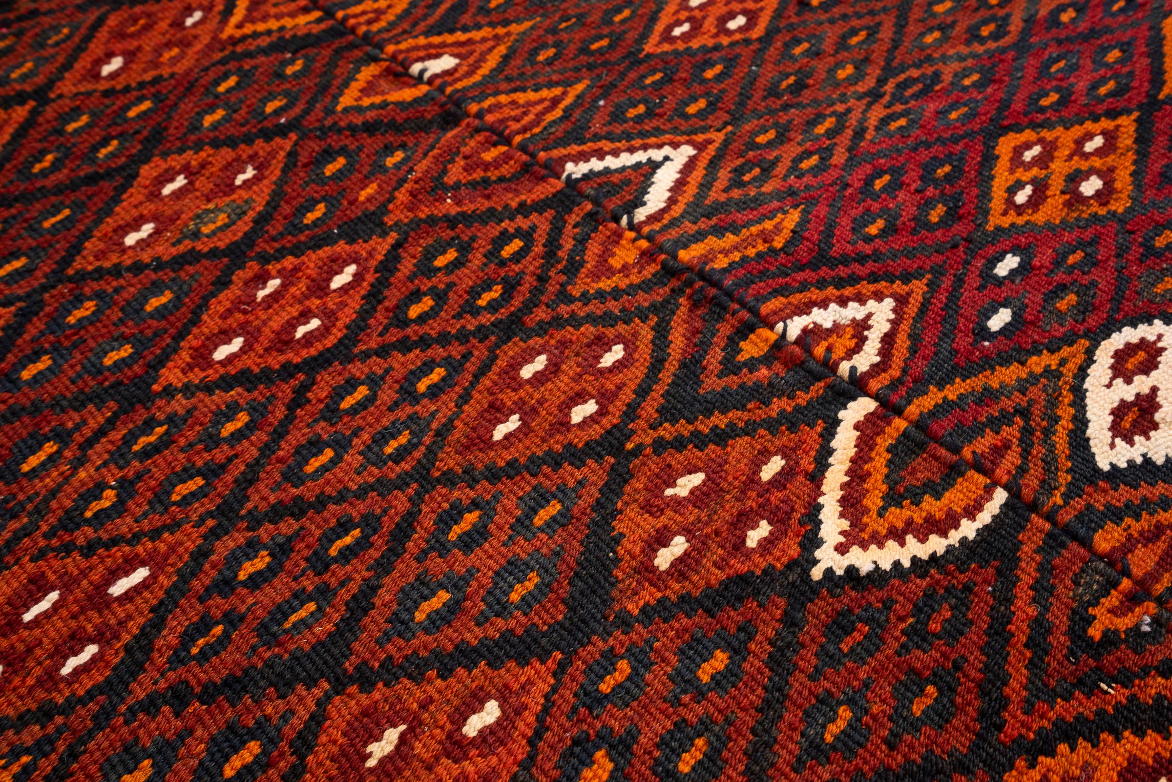 Vintage Rare Fine Bakhtiari Engagement Persian Kilim Rug