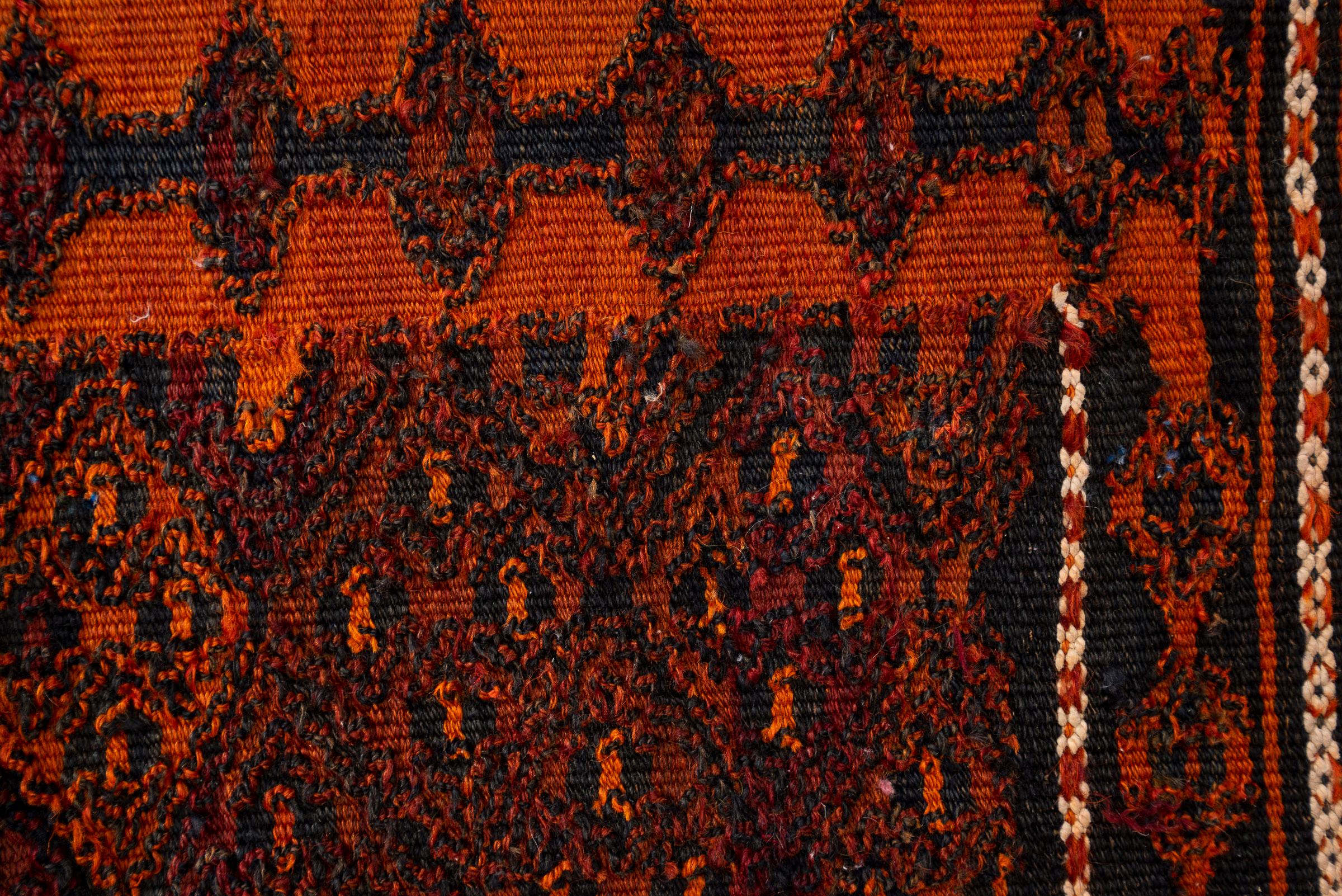 Vintage Rare Fine Bakhtiari Engagement Persian Kilim Rug