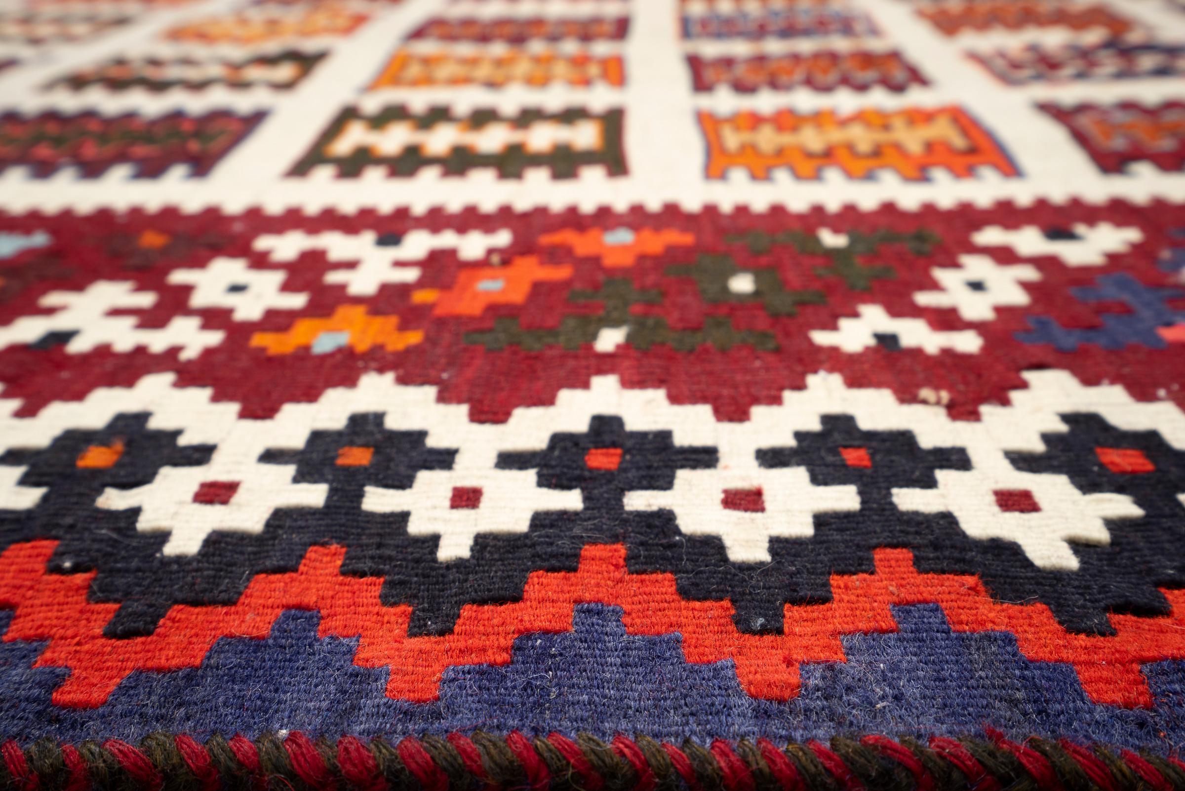 New Weave Qashqai Firuz Abad Persian Kilim Rug