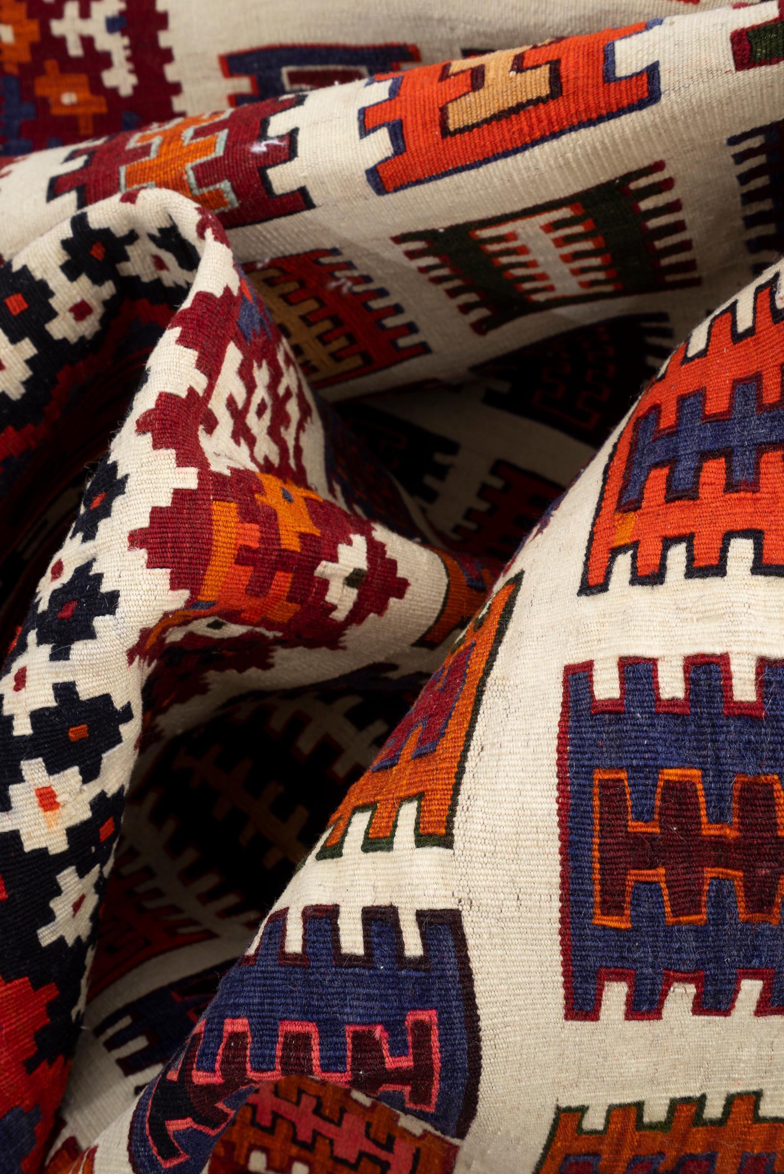 New Weave Qashqai Firuz Abad Persian Kilim Rug