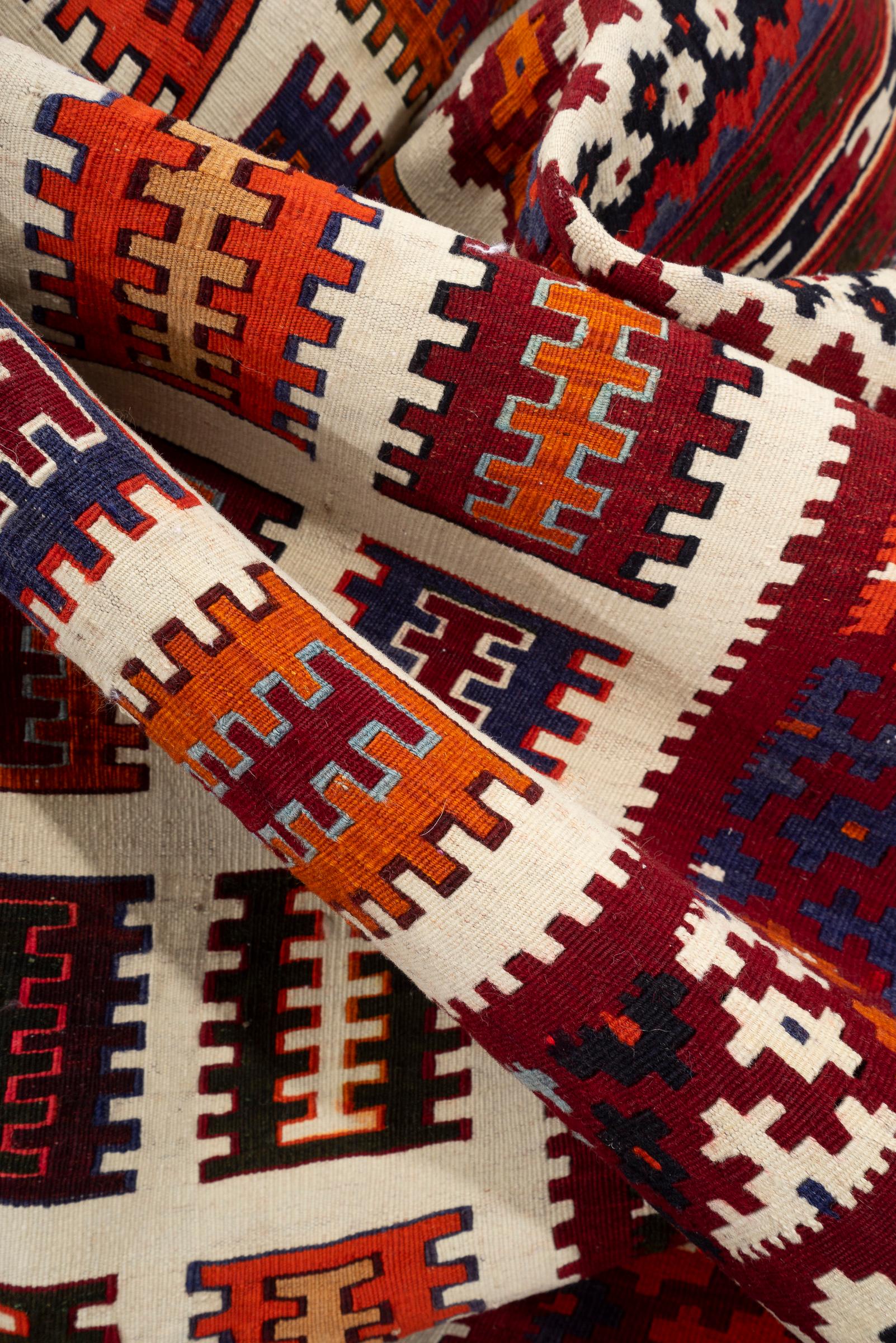 New Weave Qashqai Firuz Abad Persian Kilim Rug