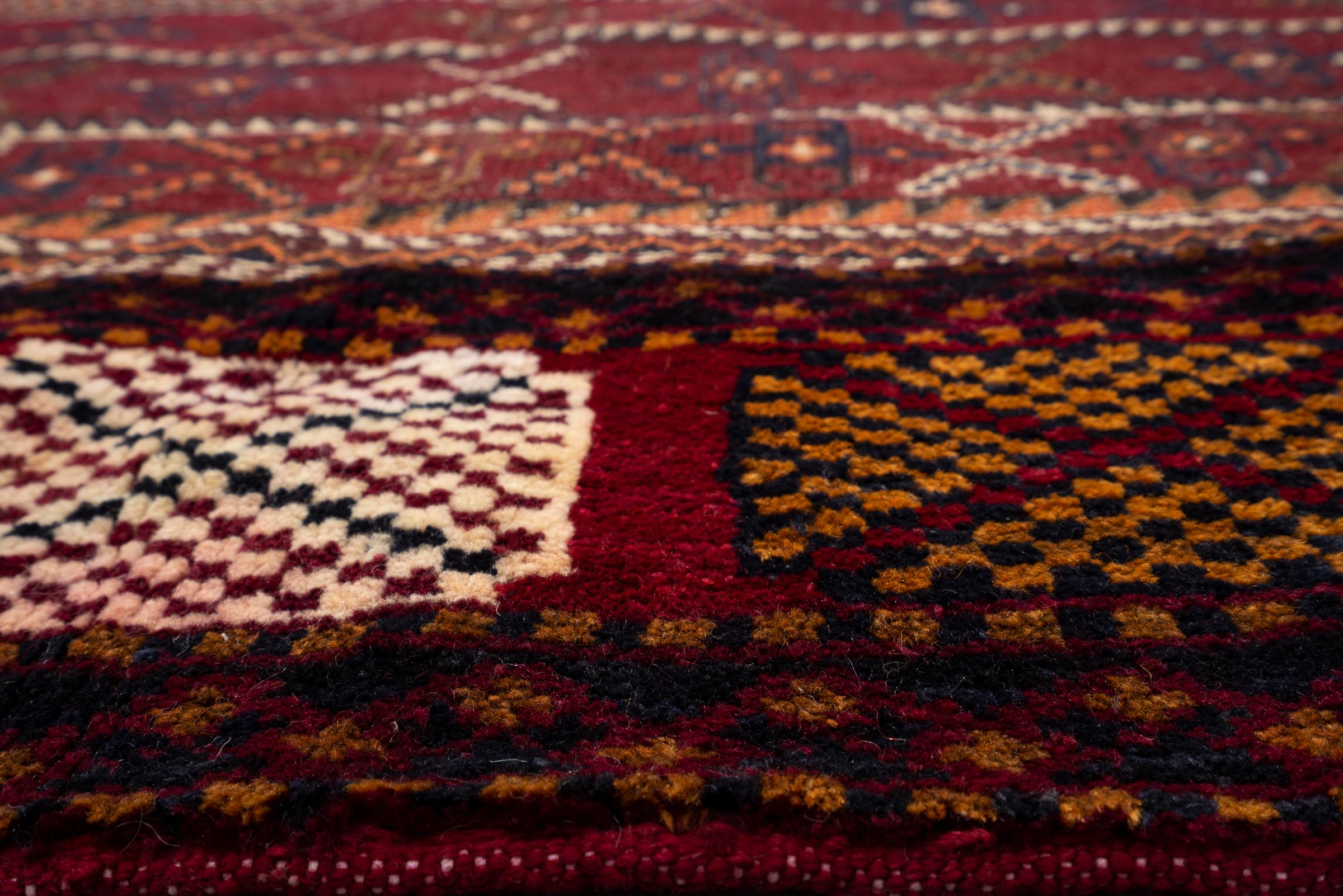 Vintage Bakhtiari Persian Tacheh Face