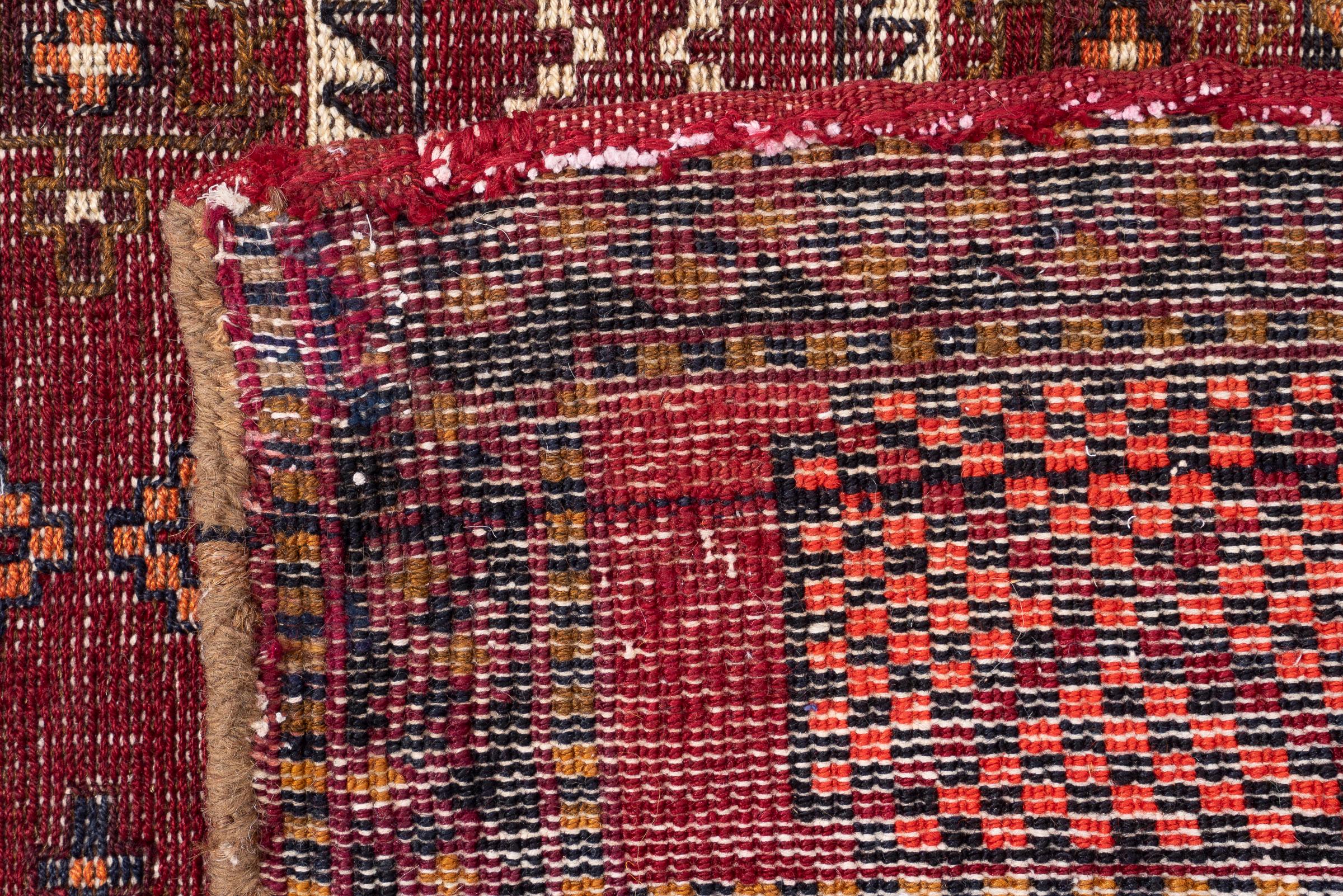 Vintage Bakhtiari Persian Tacheh Face