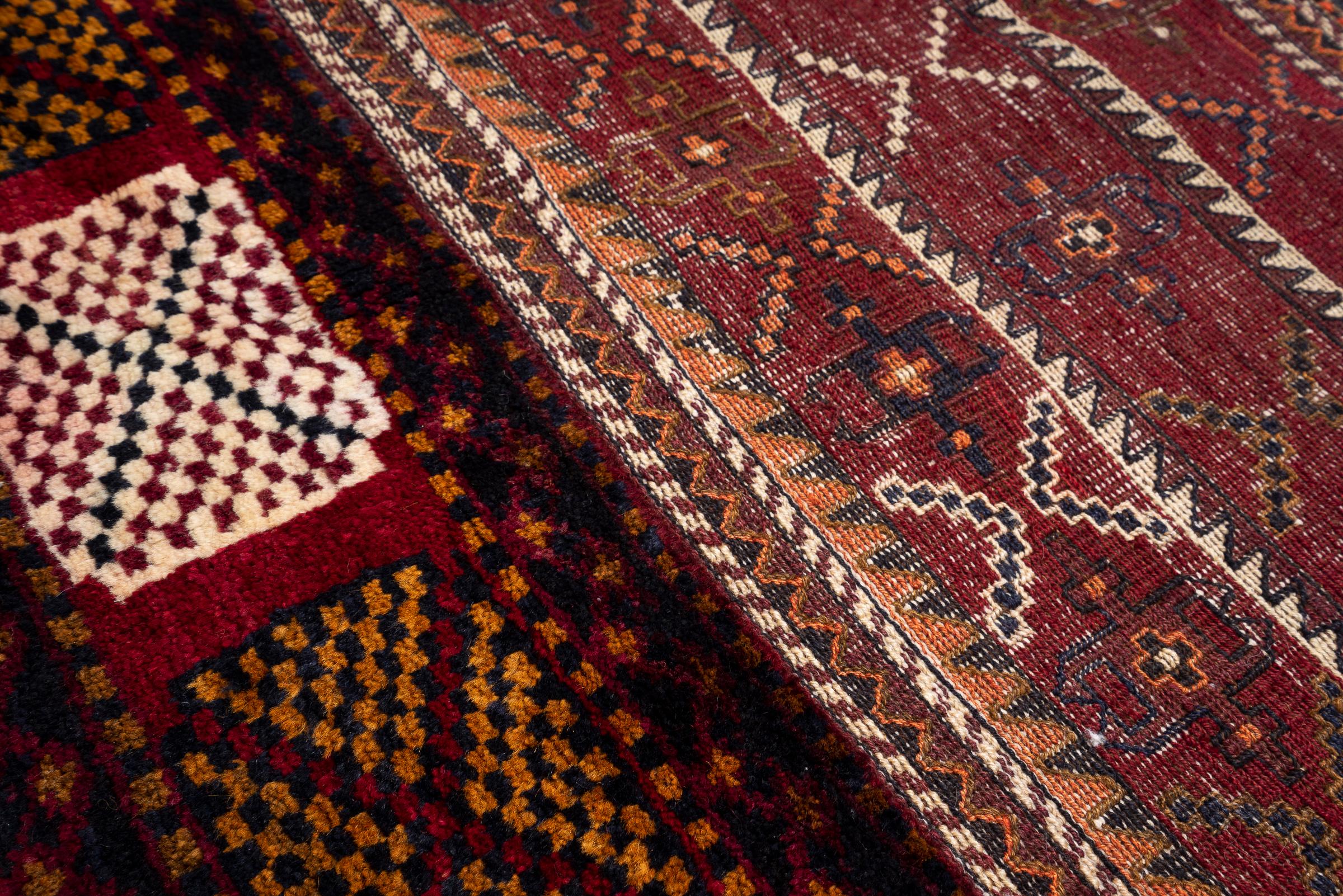 Vintage Bakhtiari Persian Tacheh Face