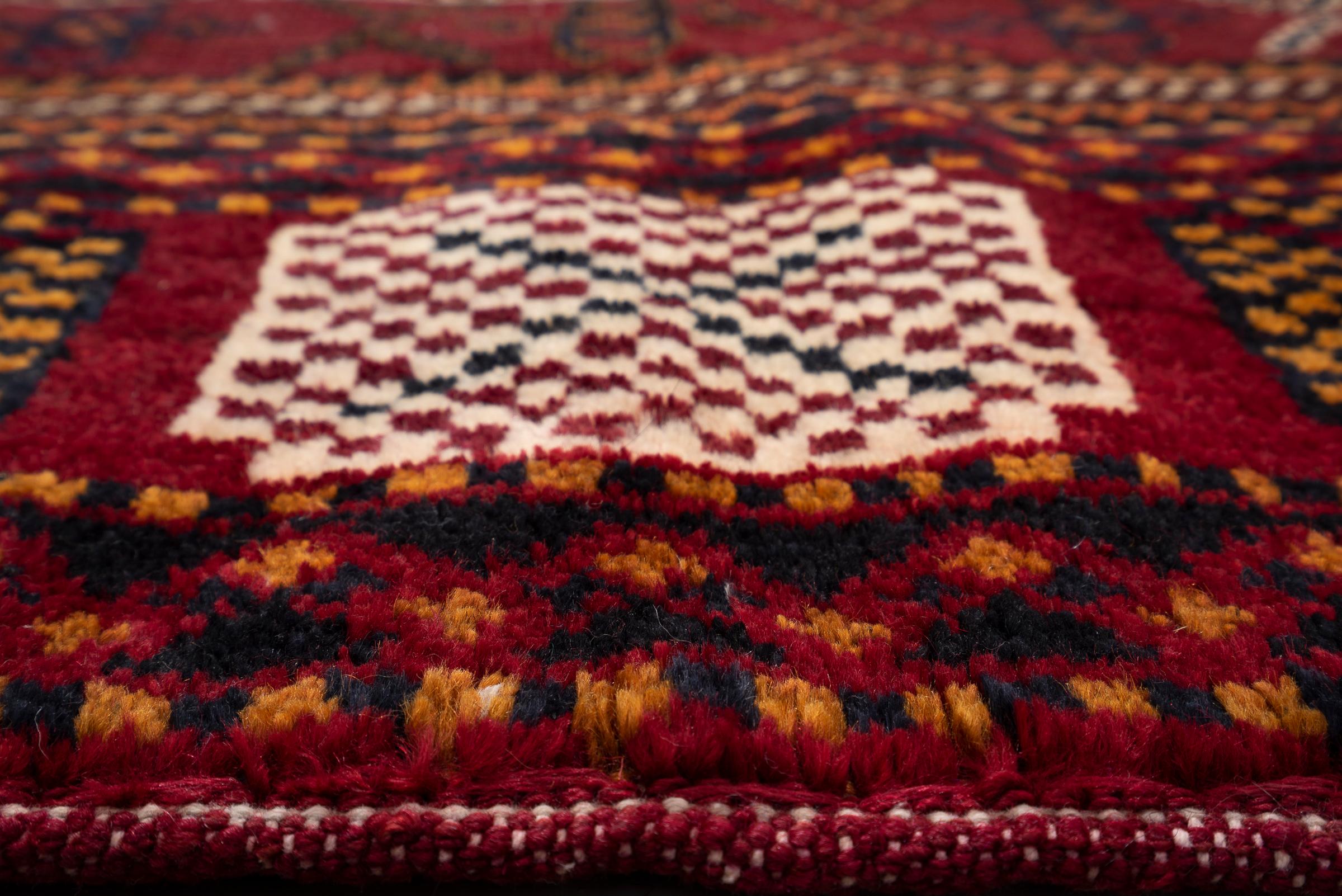 Vintage Bakhtiari Persian Tacheh Face 2