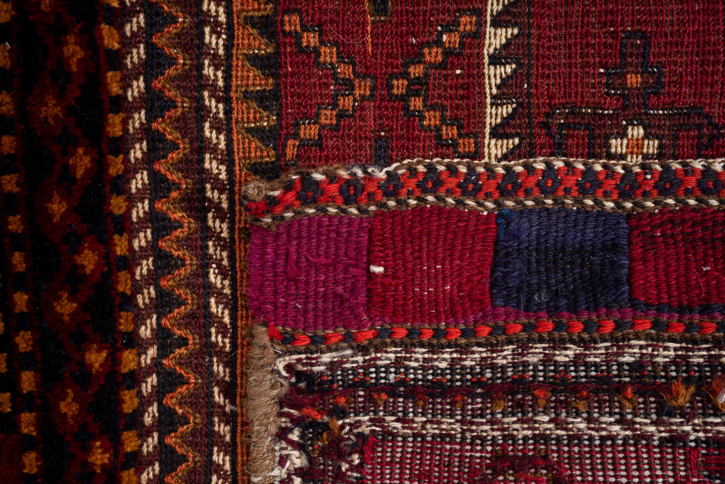 Vintage Bakhtiari Persian Tacheh Face 2