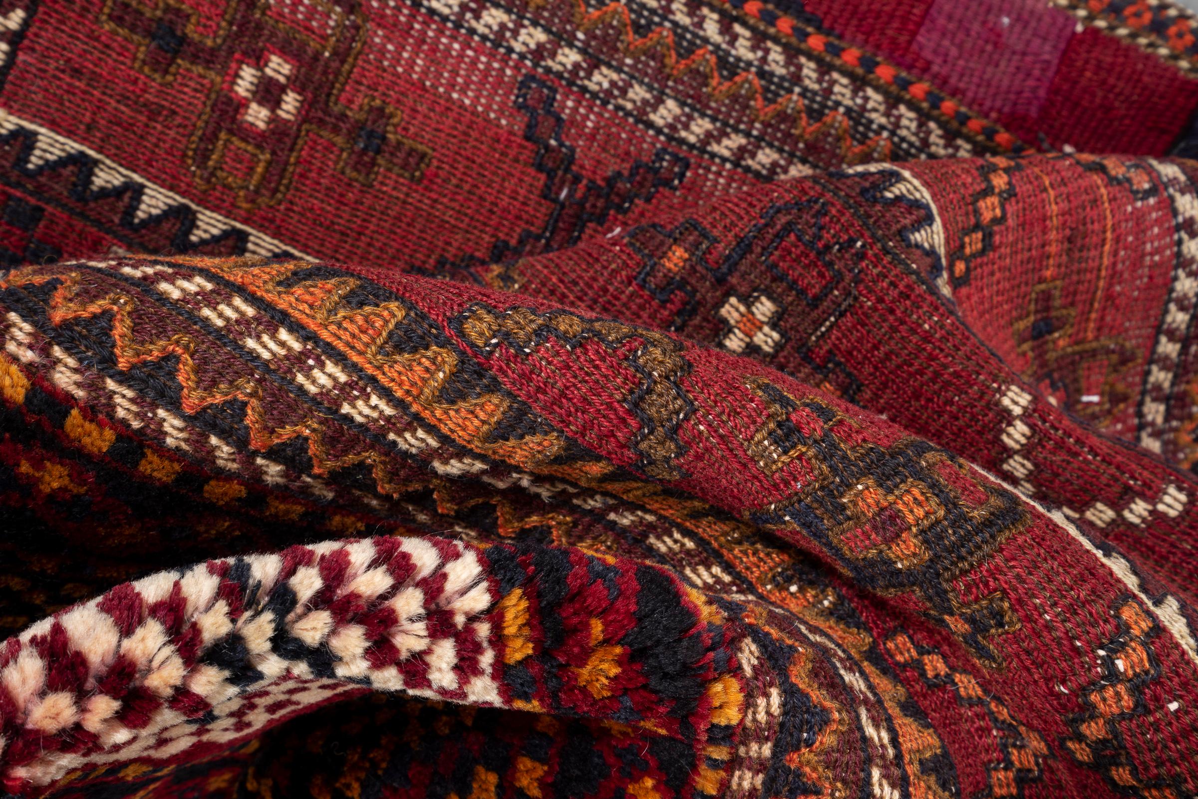 Vintage Bakhtiari Persian Tacheh Face 2