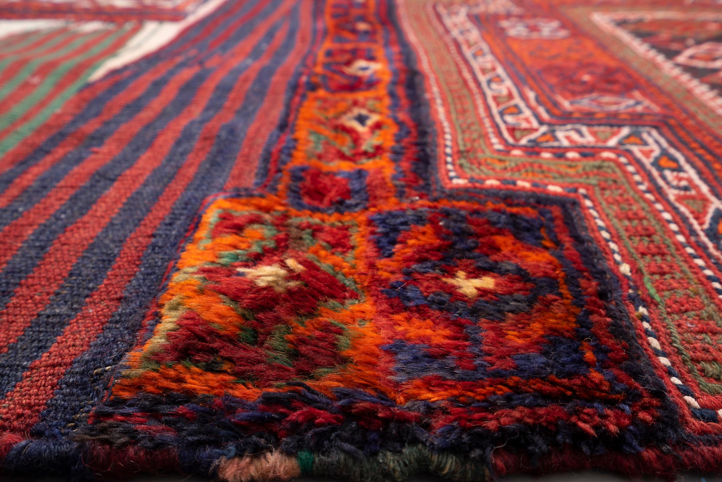 Vintage Bakhtiari Persian Tacheh Face