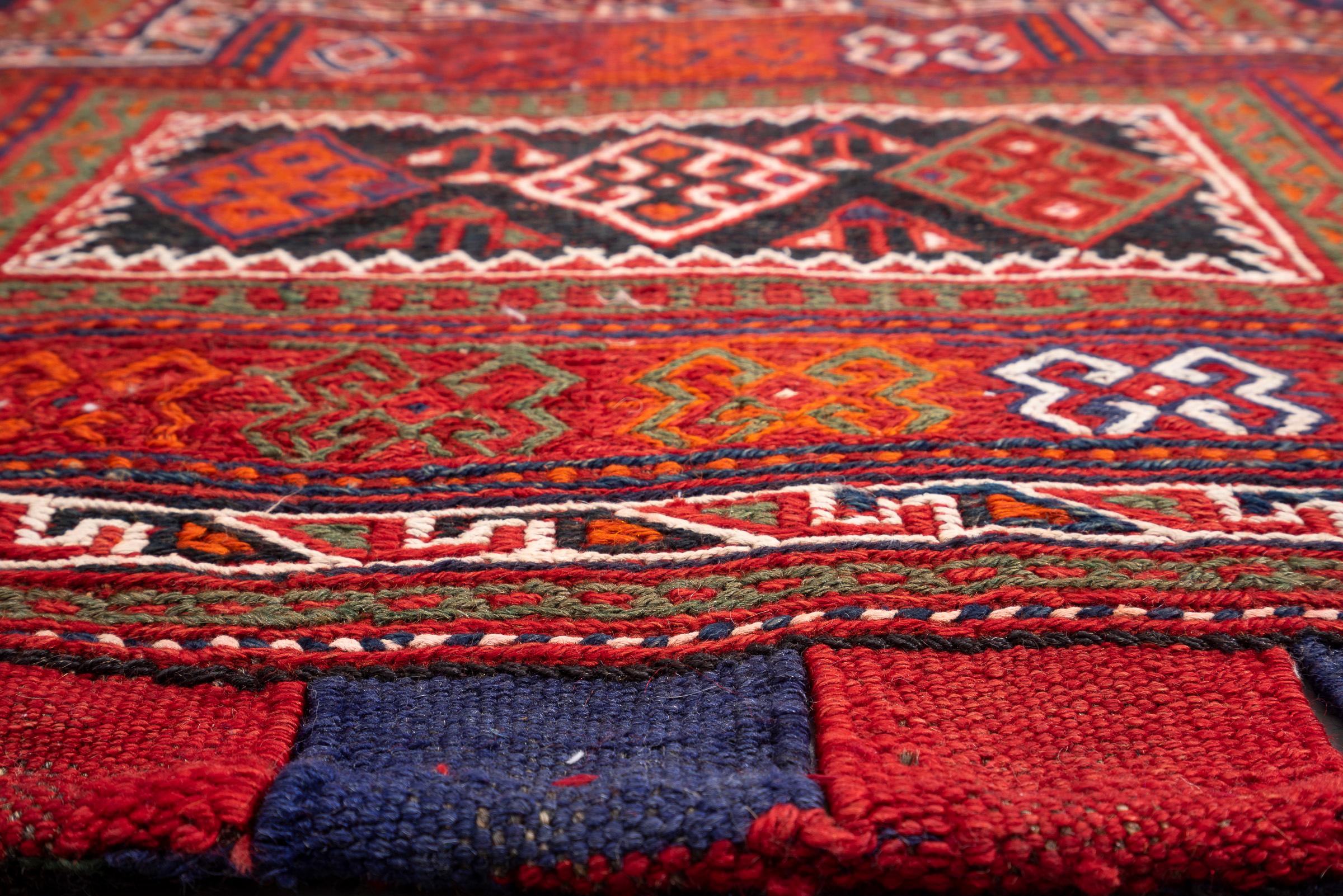 Vintage Bakhtiari Persian Tacheh Face
