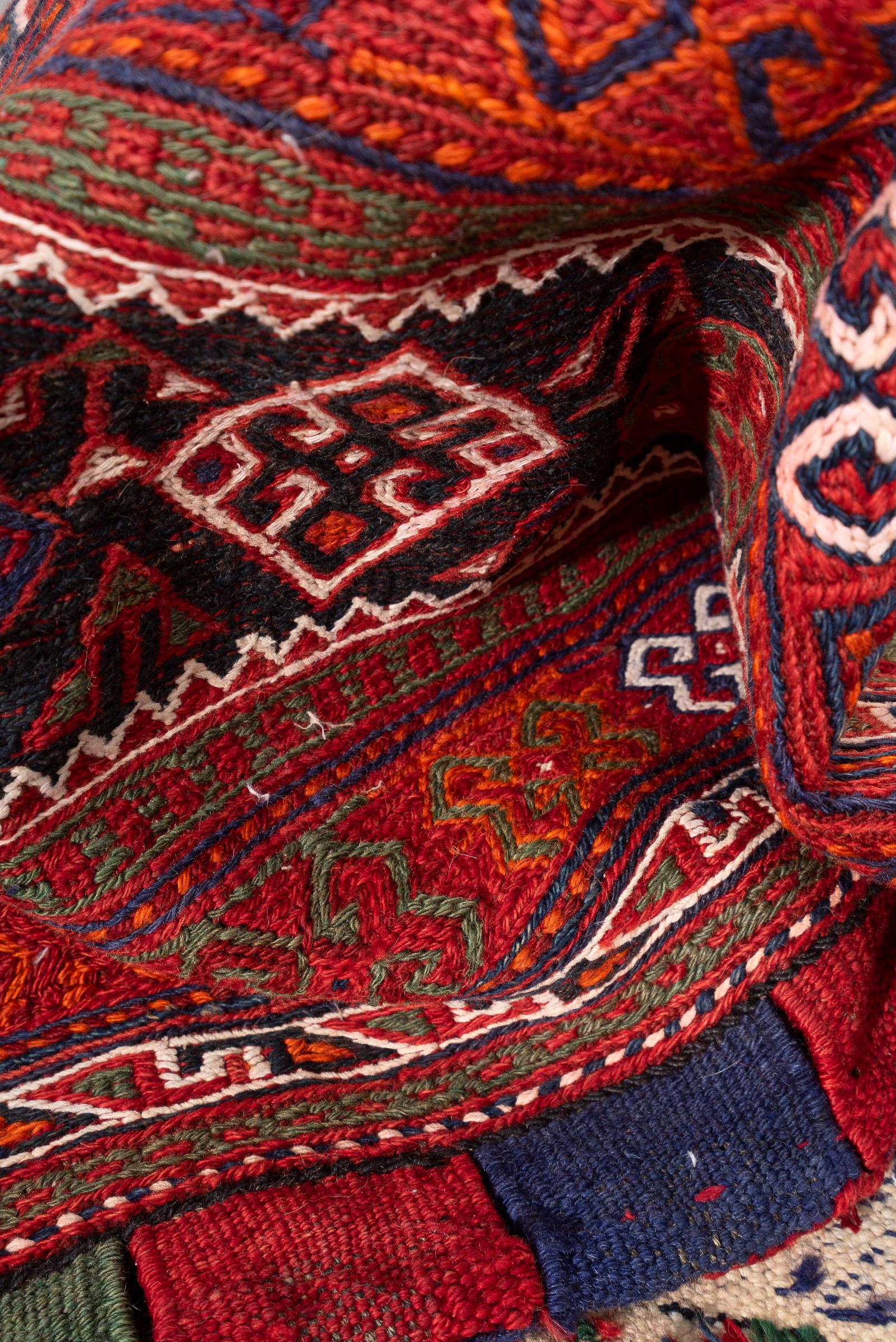 Vintage Bakhtiari Persian Tacheh Face