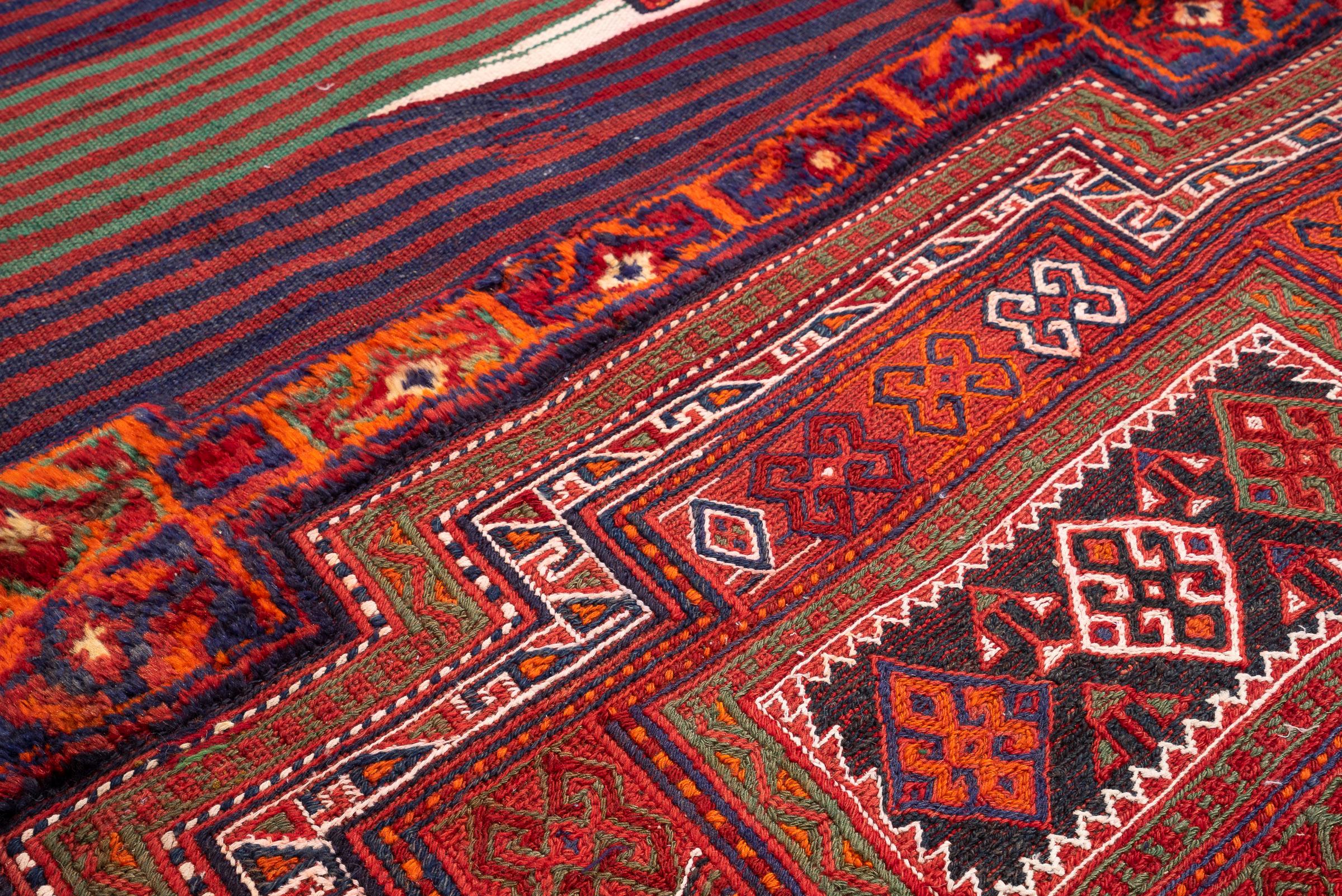 Vintage Bakhtiari Persian Tacheh Face