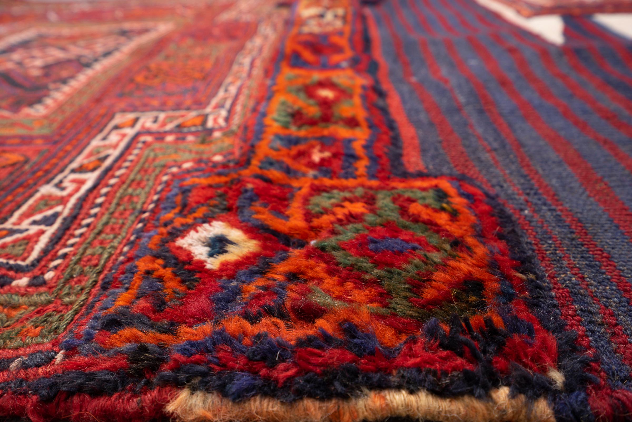 Vintage Bakhtiari Persian Tacheh Face