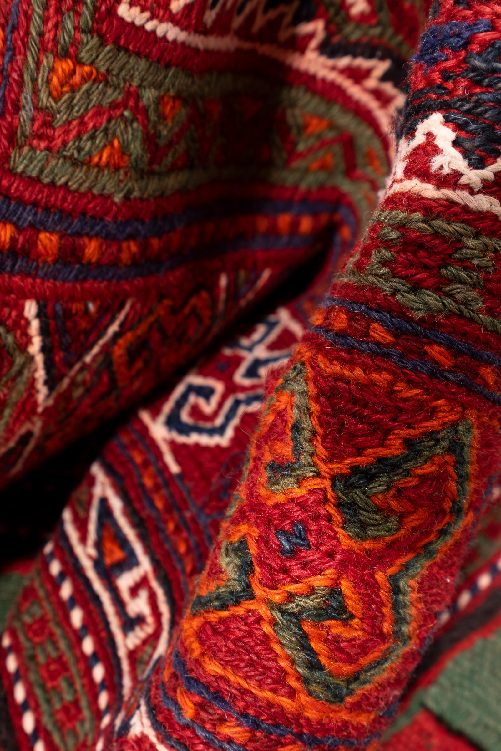 Vintage Bakhtiari Persian Tacheh Face