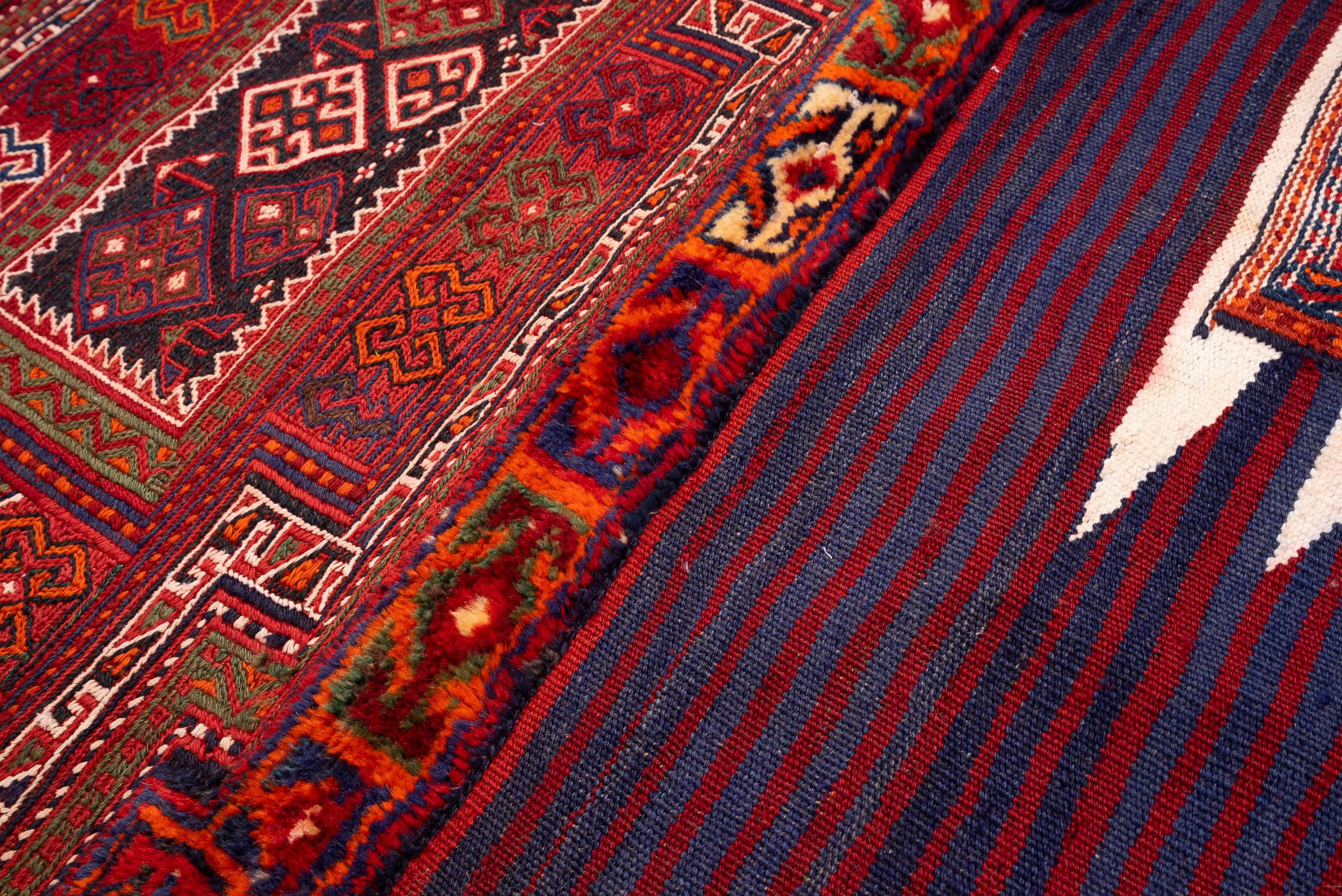 Vintage Bakhtiari Persian Tacheh Face