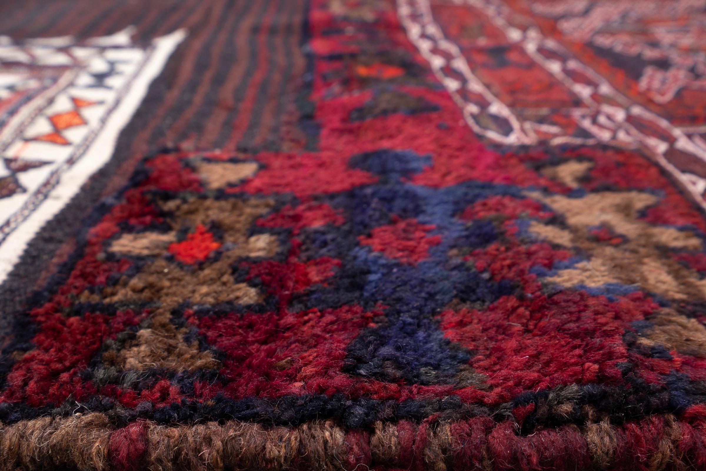 Vintage Bakhtiari Double Persian Tacheh