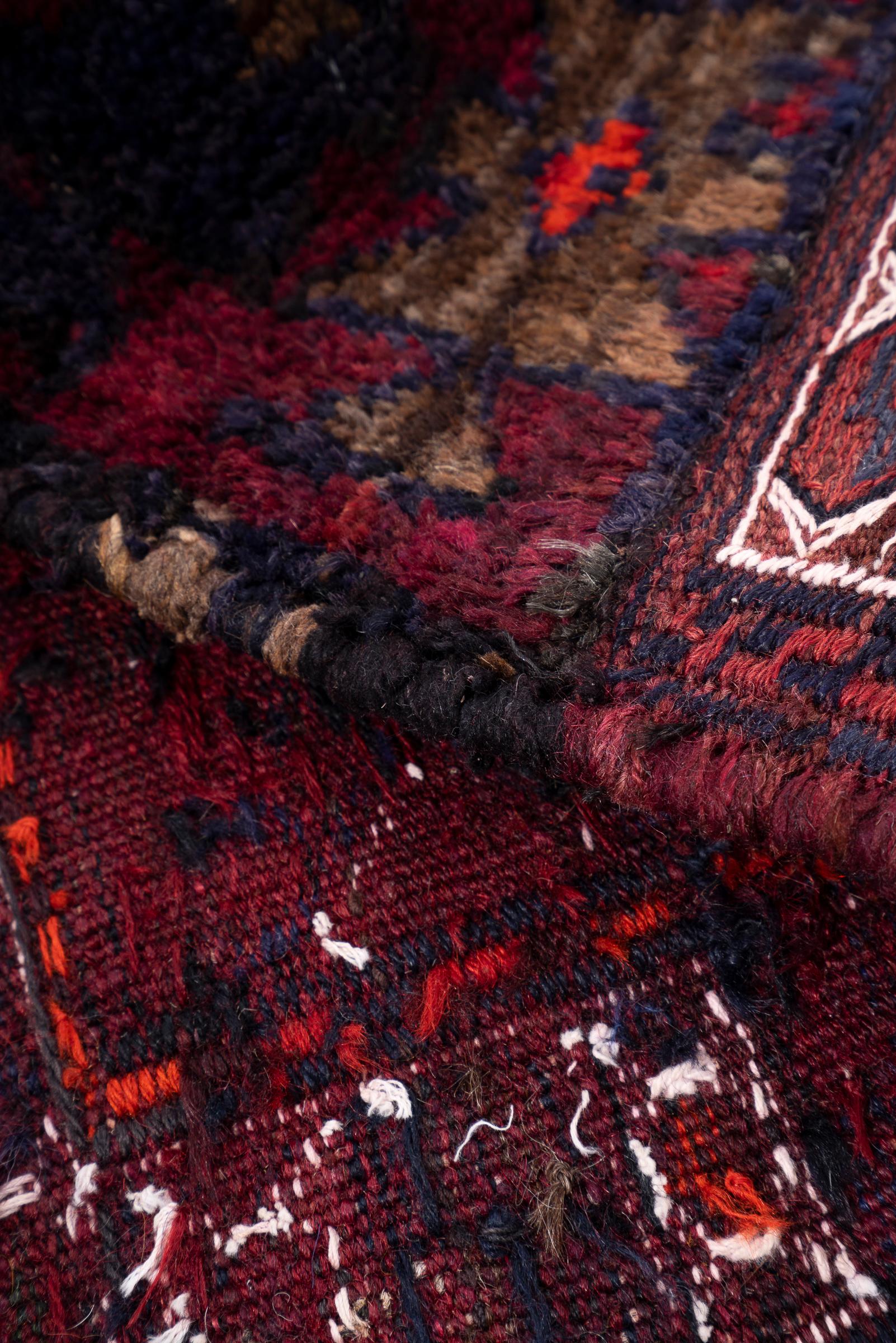 Vintage Bakhtiari Double Persian Tacheh