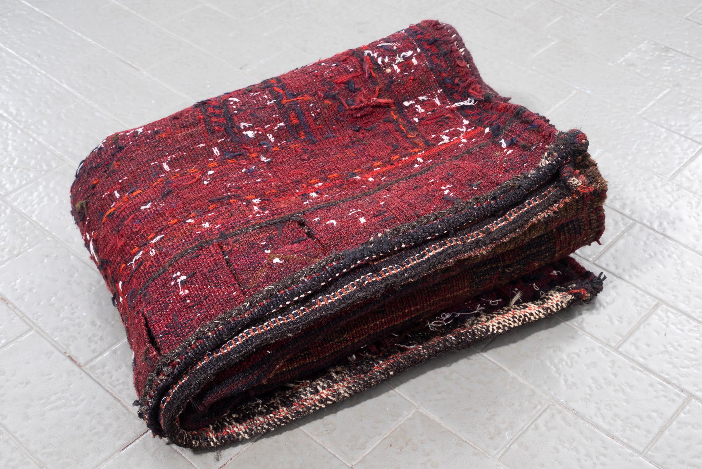 Vintage Bakhtiari Double Persian Tacheh