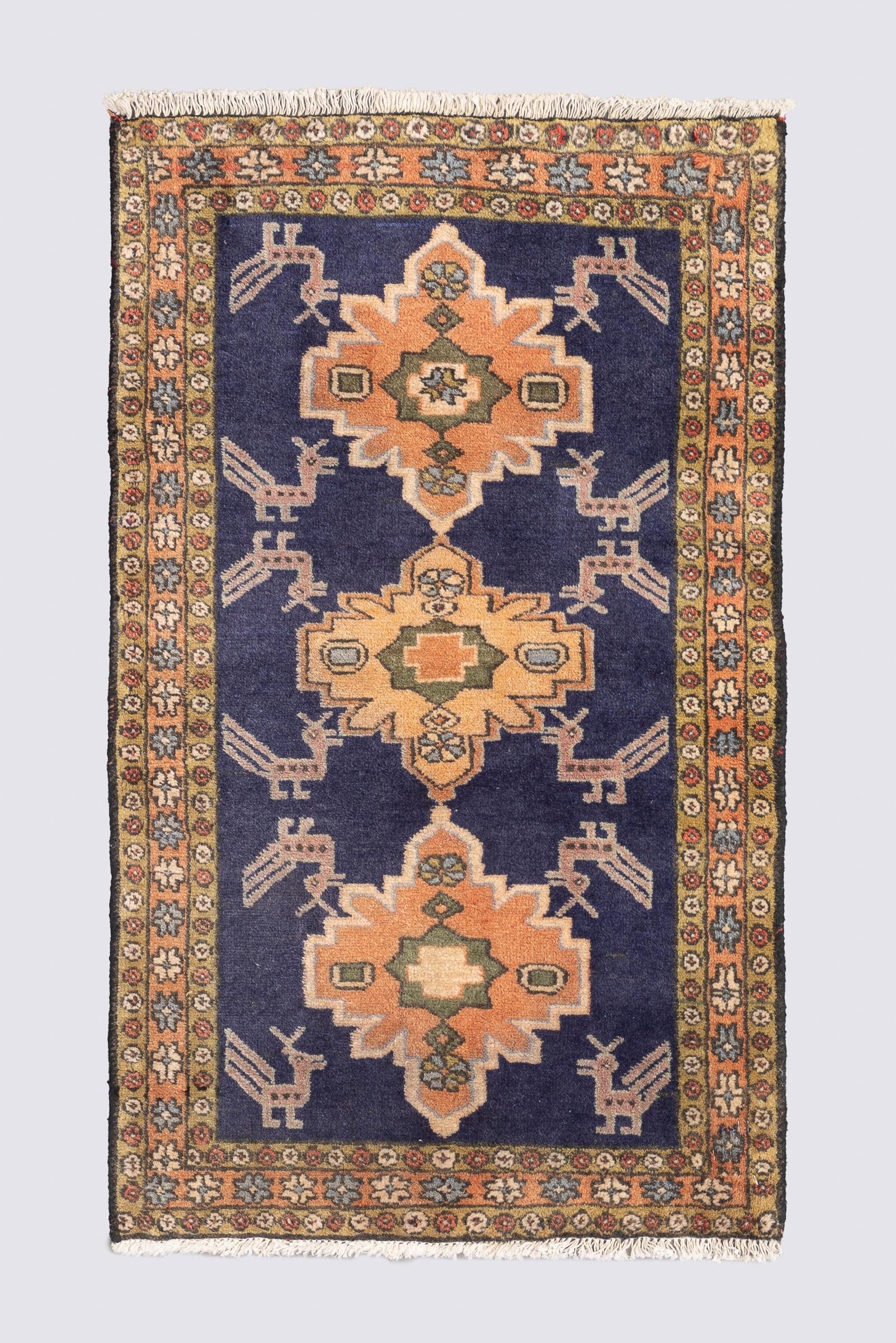 Semi Antique Ardabil Morqi Poshti Carpet 0.6SQM