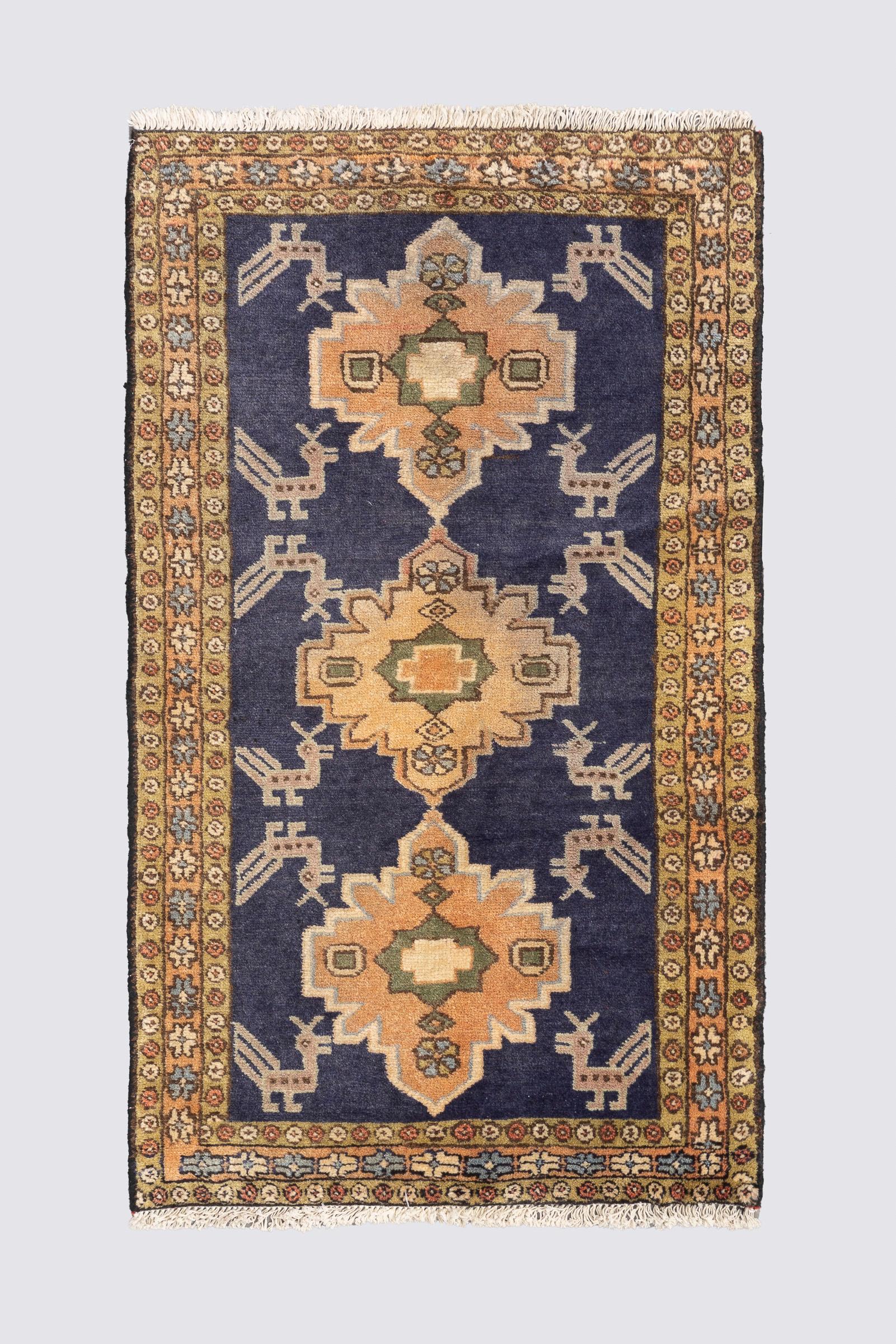 Semi Antique Ardabil Morqi Poshti Carpet 2 0.6SQM