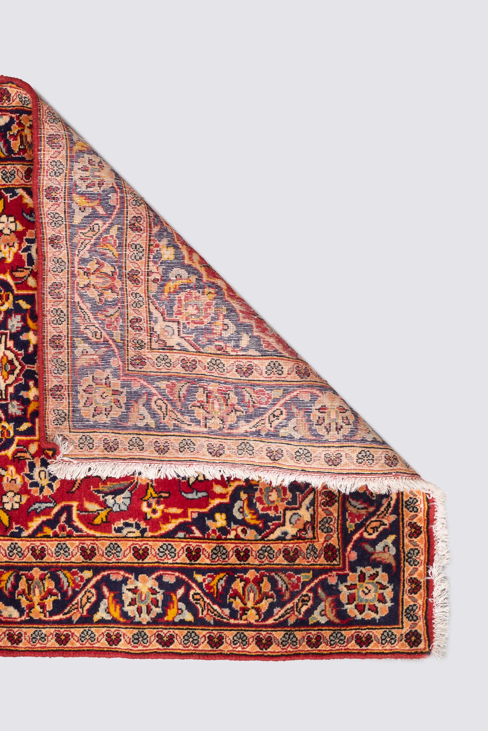 Kashan Laaki Lachak Toranj Persian Rug